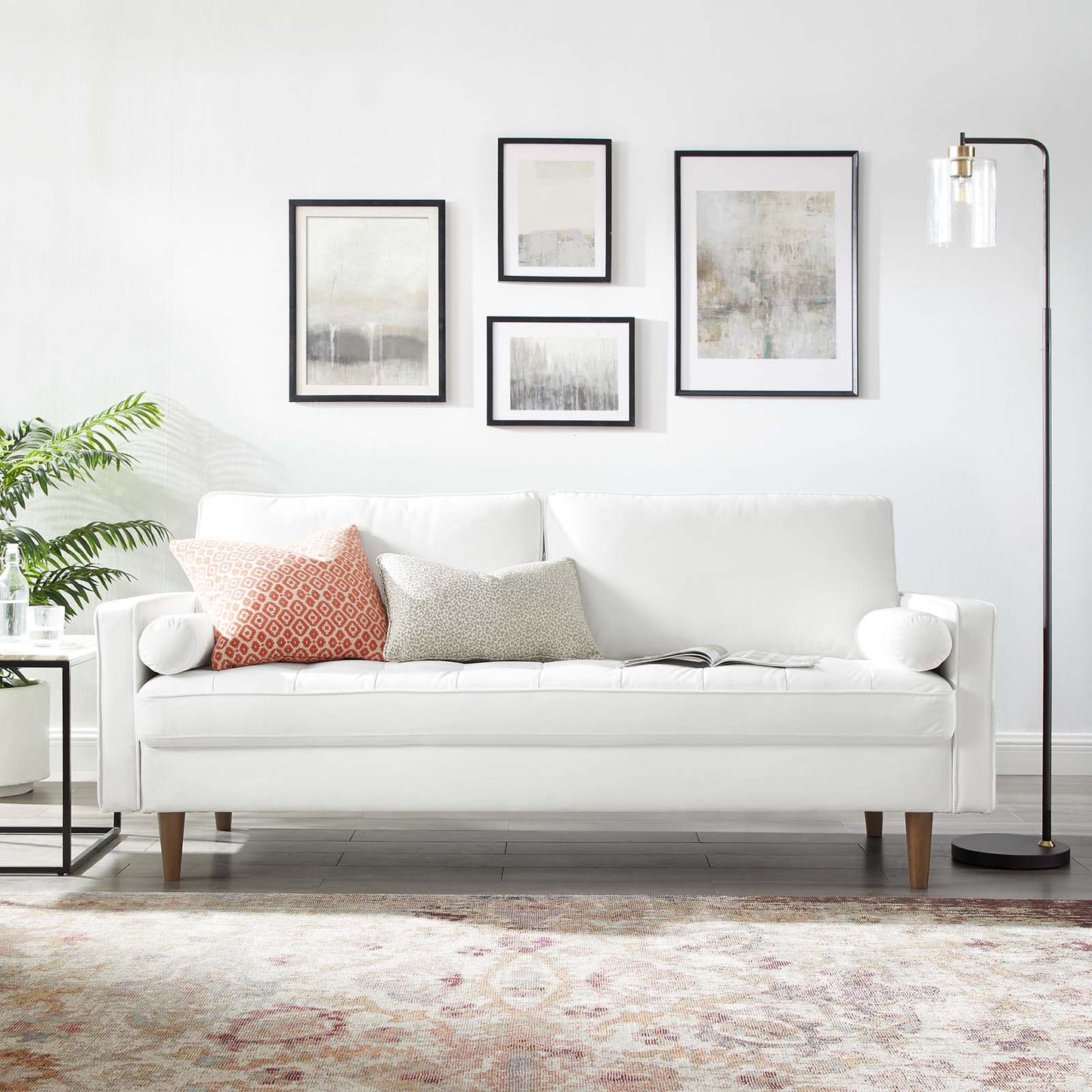 Modway Valour Performance Velvet Sofa | Sofas | Modishstore-63