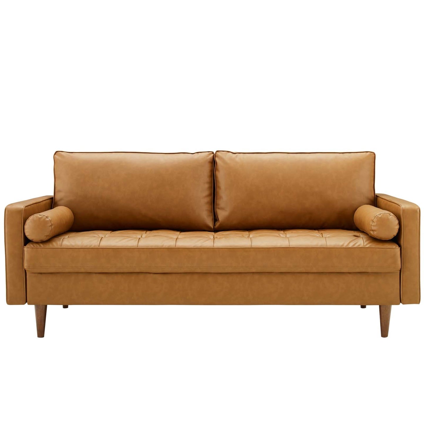 Modway Valour Upholstered Faux Leather Sofa | Sofas | Modishstore-4