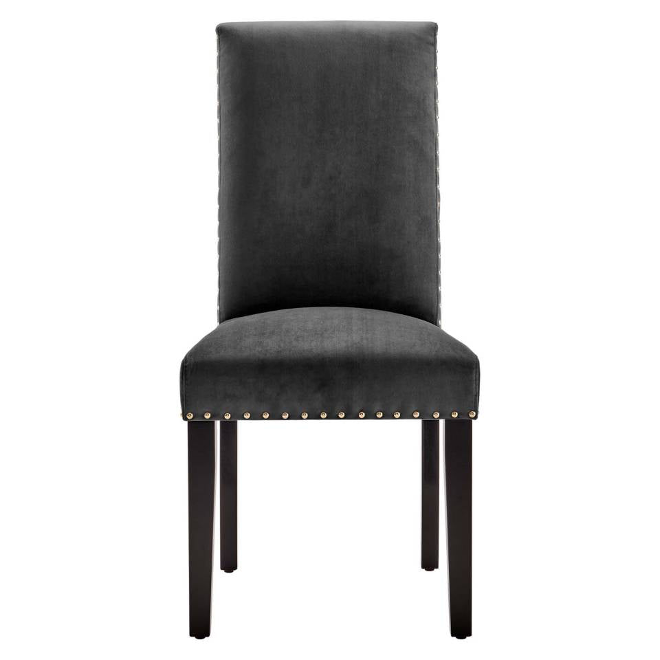 Modway Parcel Performance Velvet Dining Side Chairs - Set of 2 | Side Chairs | Modishstore-3