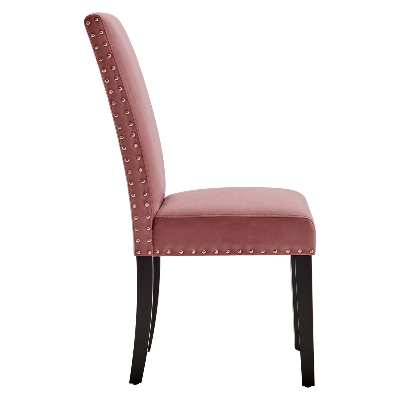 Modway Parcel Performance Velvet Dining Side Chairs - Set of 2 | Side Chairs | Modishstore-23