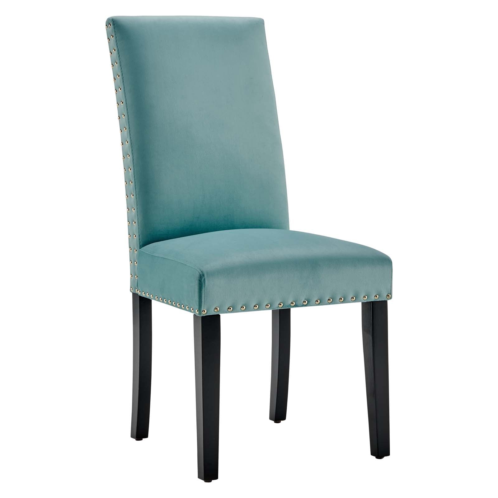 Modway Parcel Performance Velvet Dining Side Chairs - Set of 2 | Side Chairs | Modishstore-32