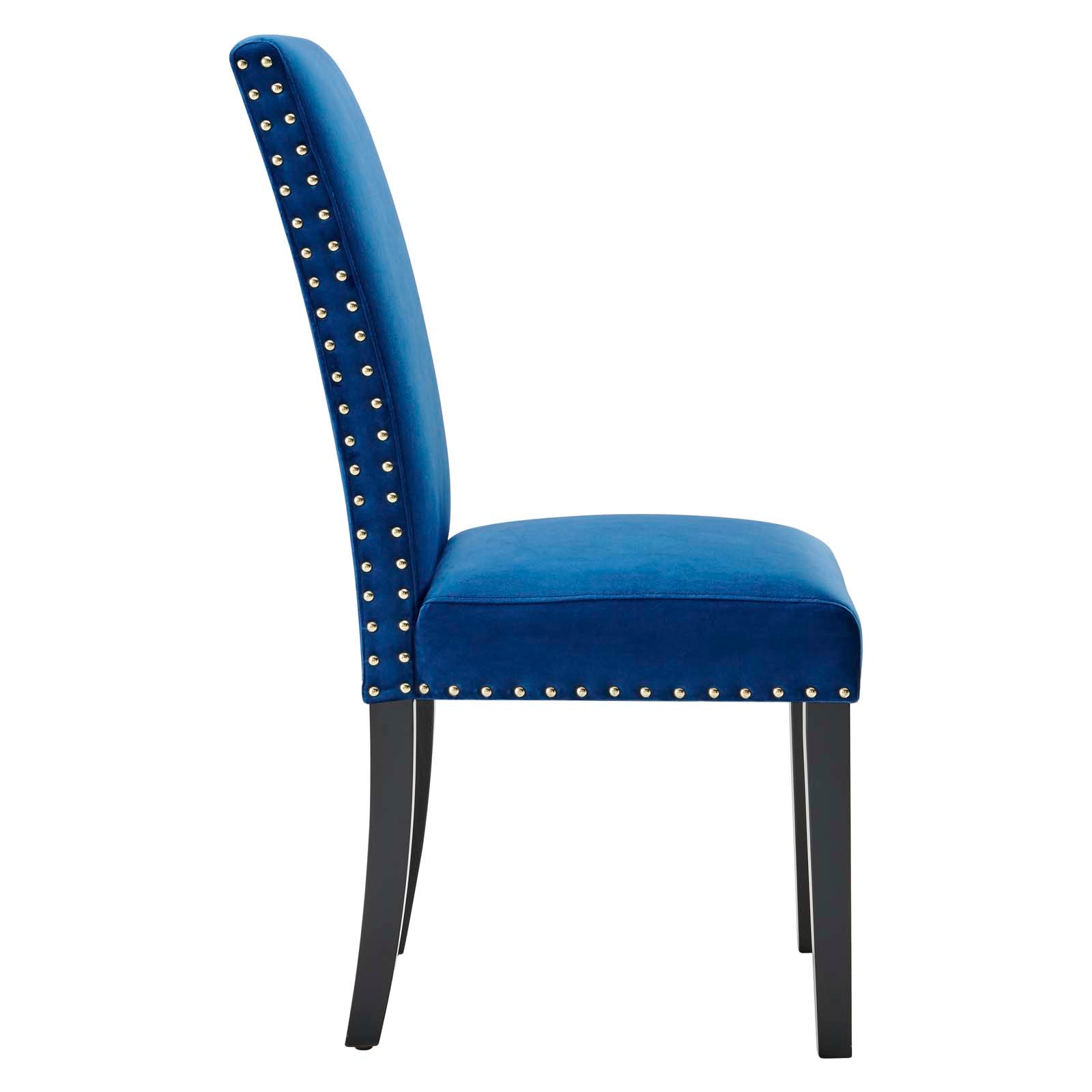 Modway Parcel Performance Velvet Dining Side Chairs - Set of 2 | Side Chairs | Modishstore-26