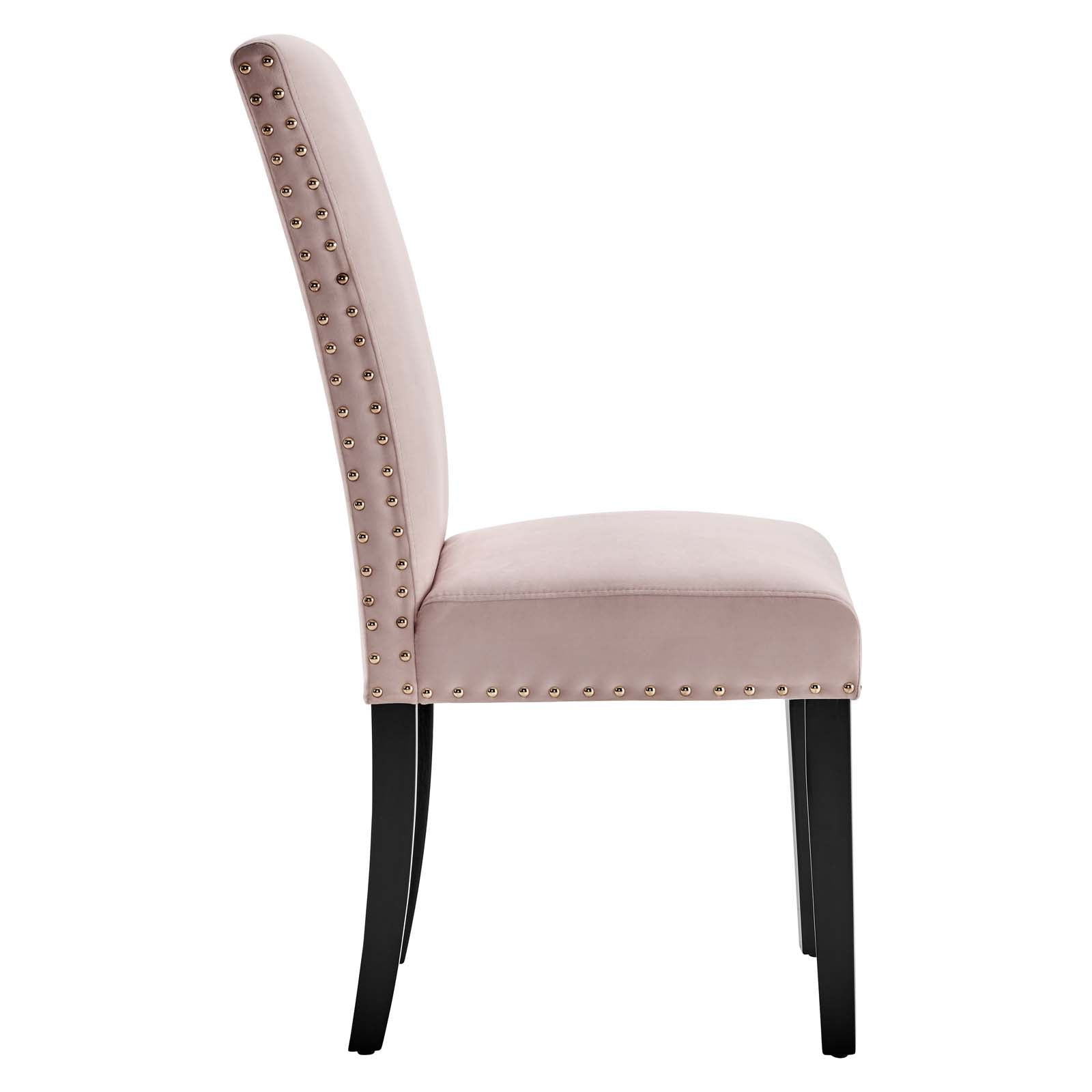 Modway Parcel Performance Velvet Dining Side Chairs - Set of 2 | Side Chairs | Modishstore-27