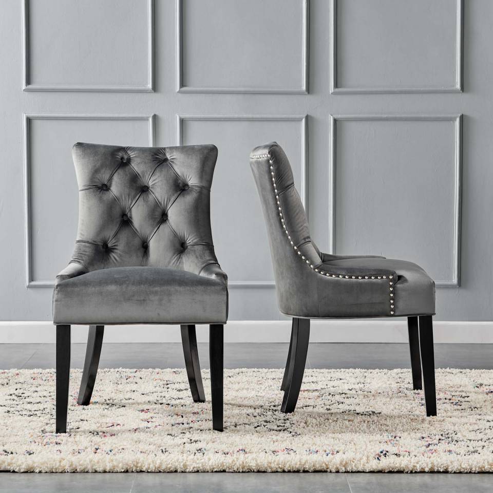 Modway Regent Tufted Performance Velvet Dining Side Chairs - Set of 2 | Side Chairs | Modishstore-2