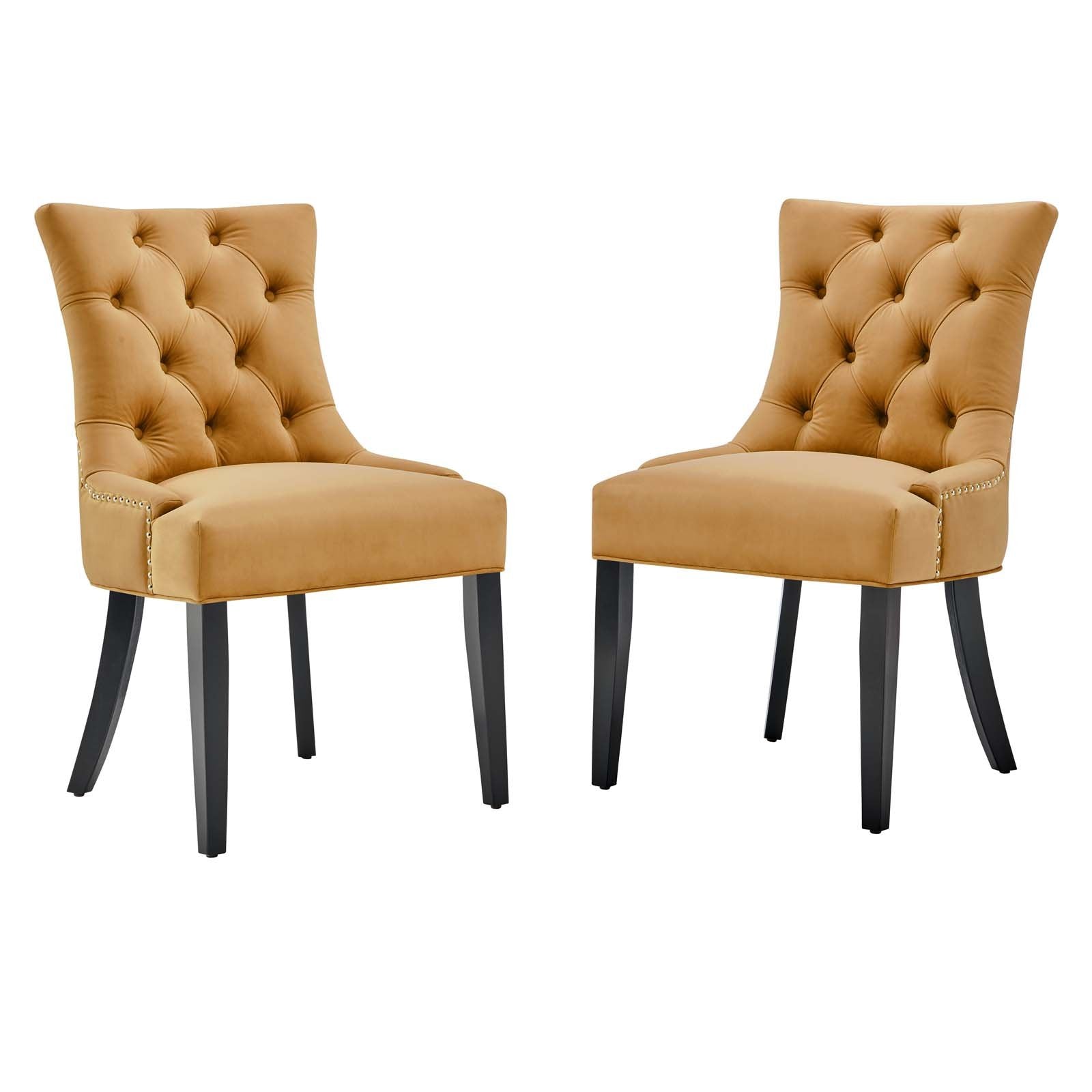 Modway Regent Tufted Performance Velvet Dining Side Chairs - Set of 2 | Side Chairs | Modishstore-17