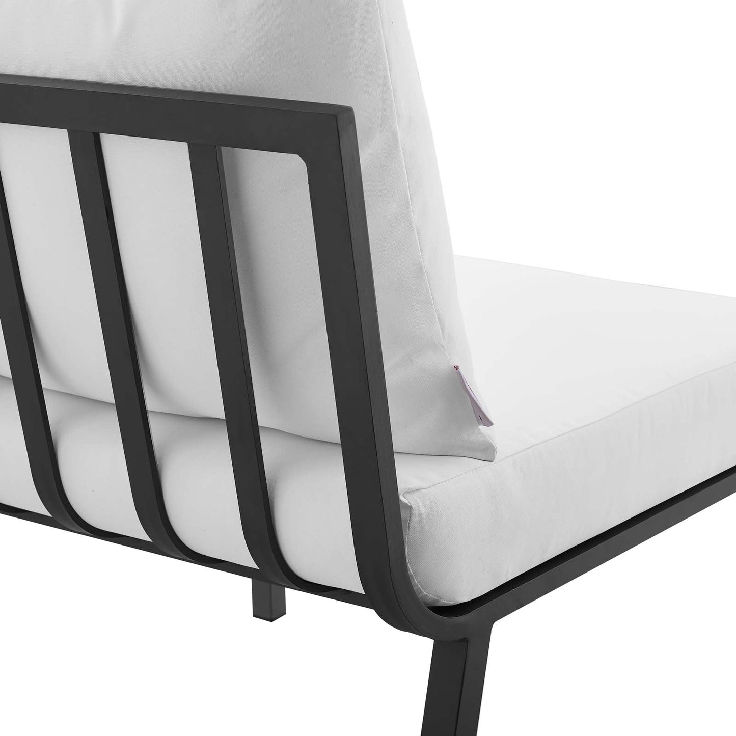 Riverside 4 Piece Outdoor Patio Aluminum Set By Modway - EEI-3785 | Outdoor Sofas, Loveseats & Sectionals | Modishstore - 20