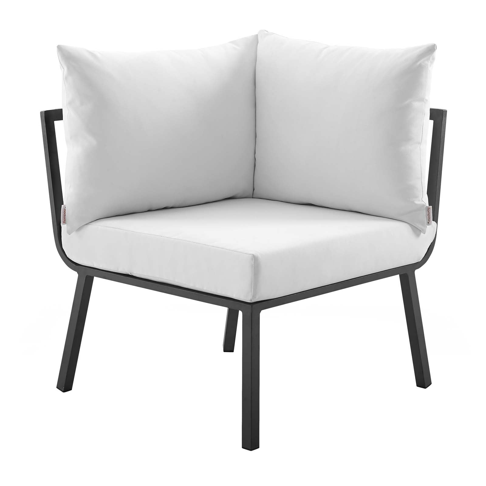Riverside 4 Piece Outdoor Patio Aluminum Set By Modway - EEI-3785 | Outdoor Sofas, Loveseats & Sectionals | Modishstore - 27