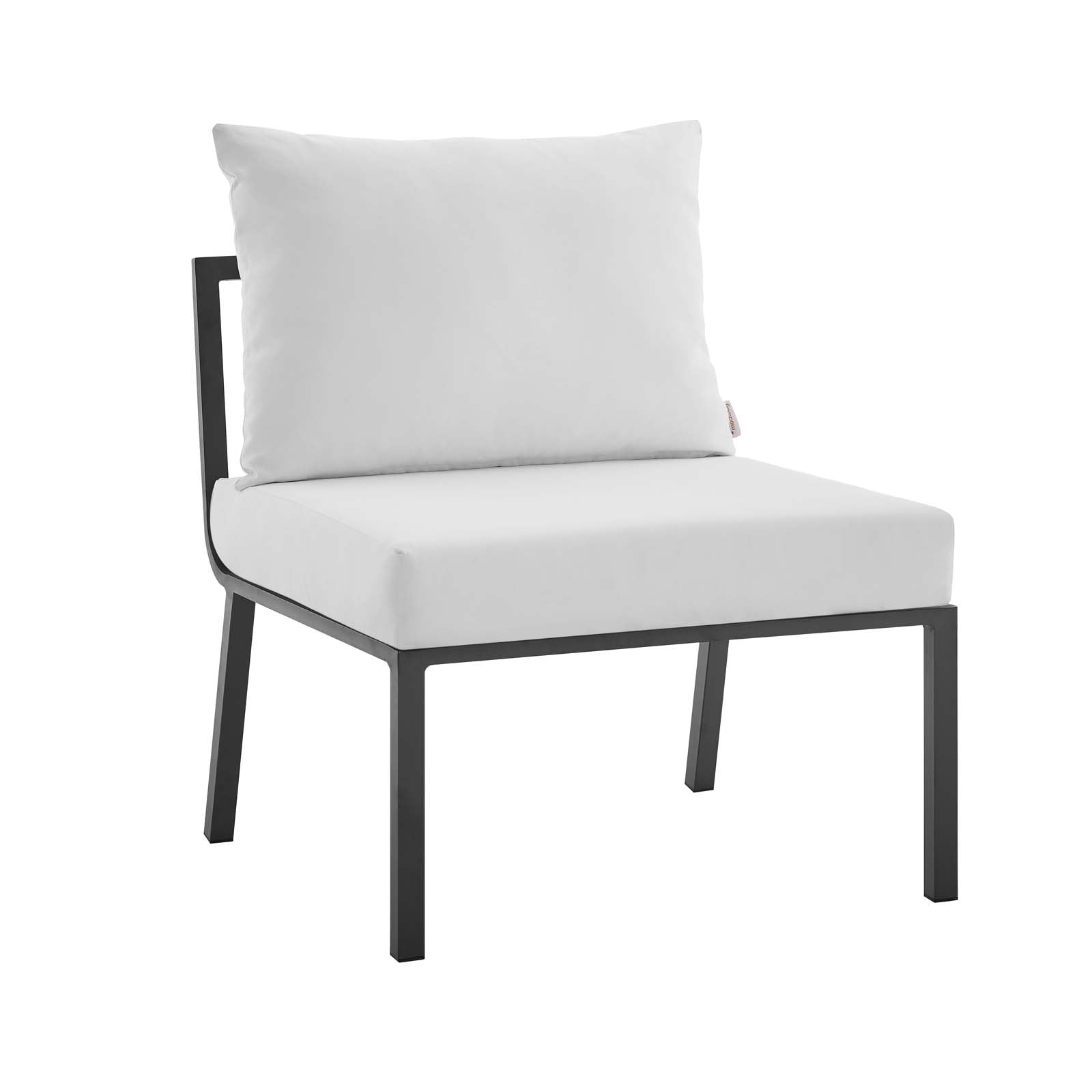 Riverside 4 Piece Outdoor Patio Aluminum Set By Modway - EEI-3785 | Outdoor Sofas, Loveseats & Sectionals | Modishstore - 31