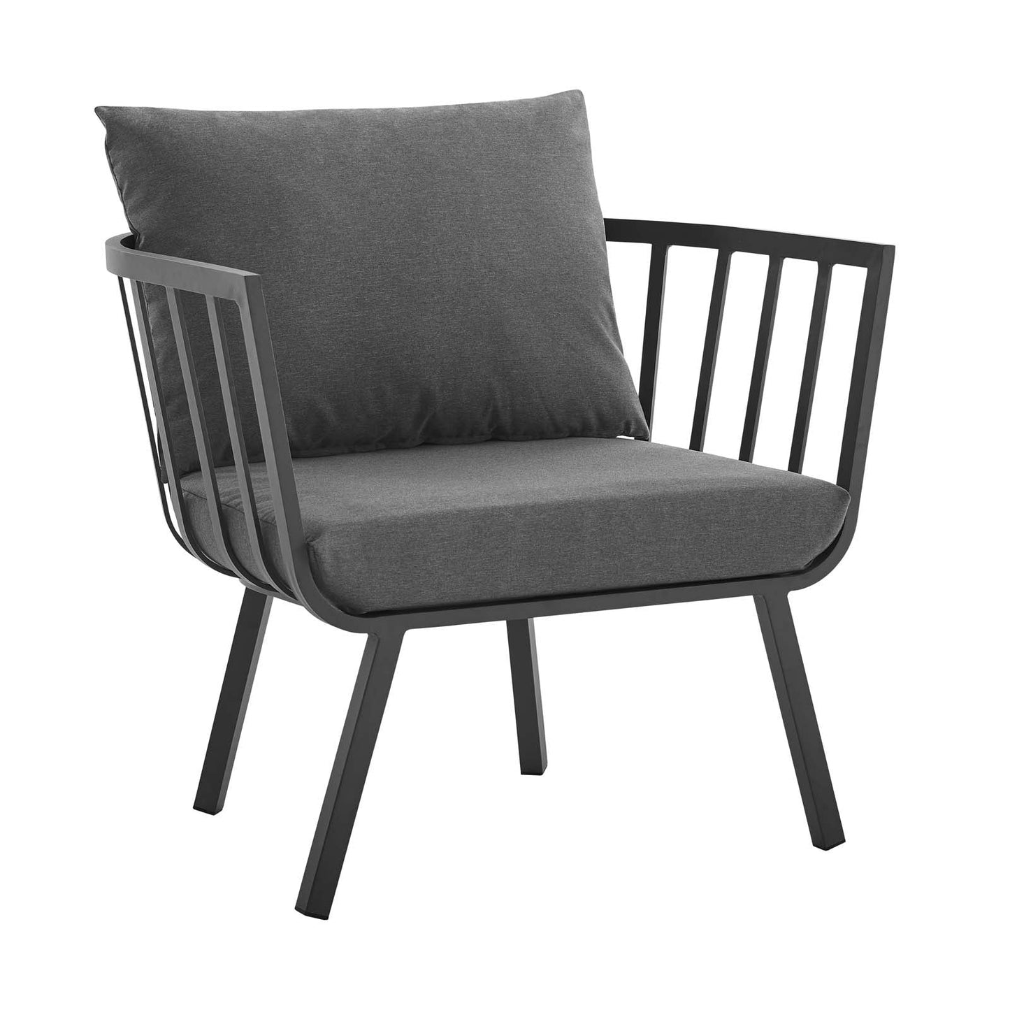Modway Riverside 6 Piece Outdoor Patio Aluminum Set | Outdoor Sofas, Loveseats & Sectionals | Modishstore-2