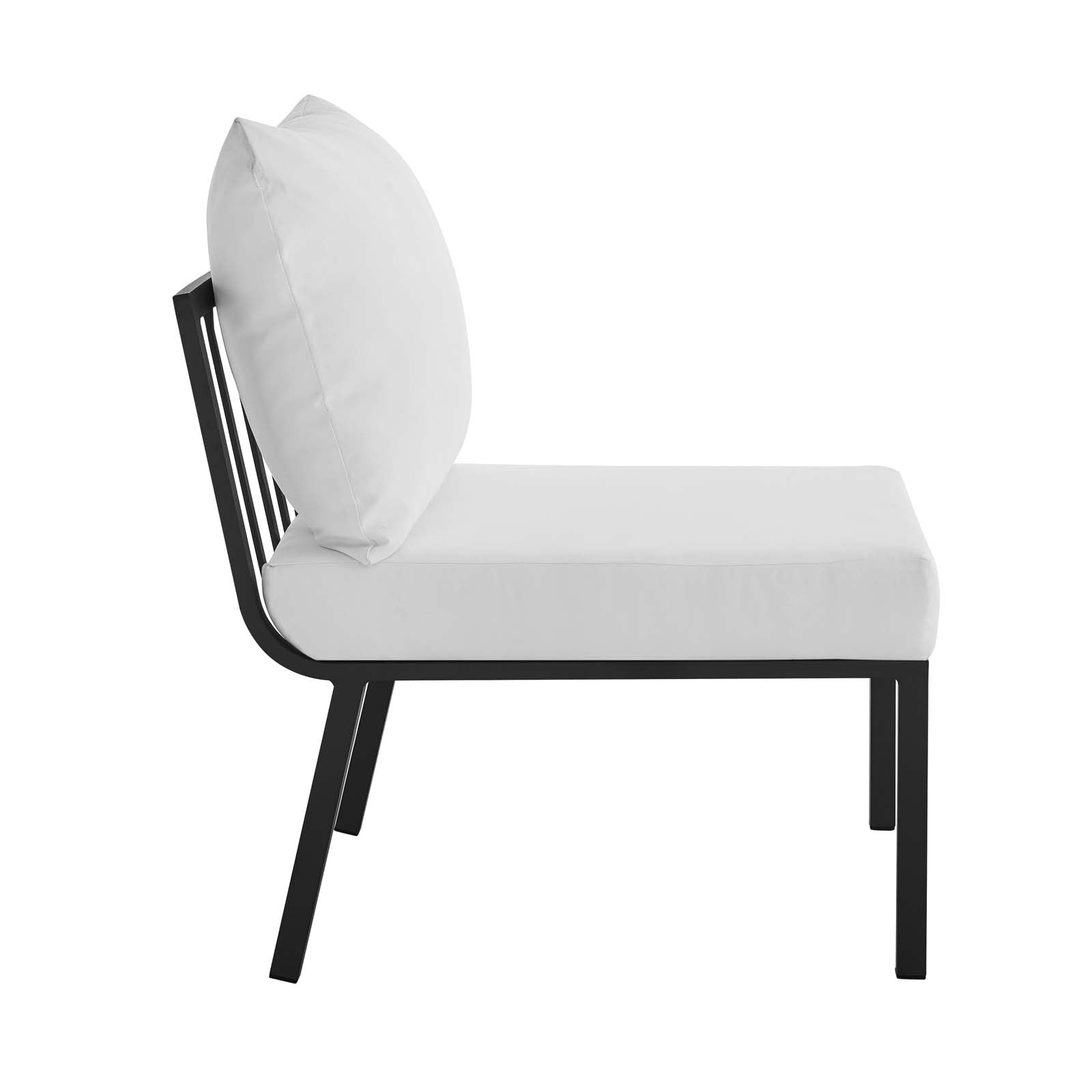 Riverside 5 Piece Outdoor Patio Aluminum Set By Modway | Outdoor Sofas, Loveseats & Sectionals | Modishstore-21