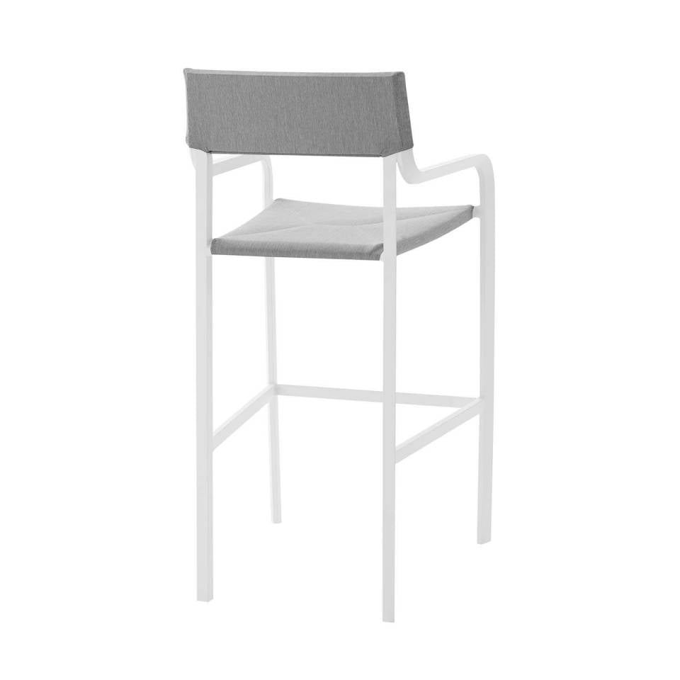 Modway Raleigh 3 Piece Outdoor Patio Aluminum Bar Set | Outdoor Dining Sets | Modishstore-9