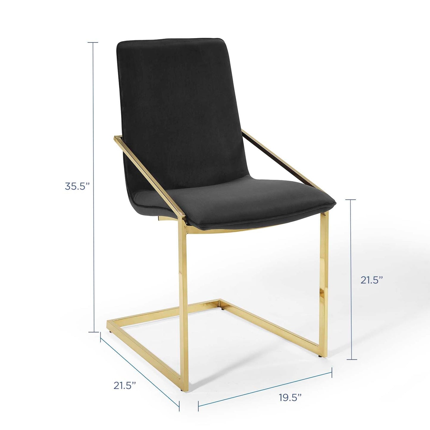 Modway Pitch Performance Velvet Dining Armchair | Dining Chairs | Modishstore-8