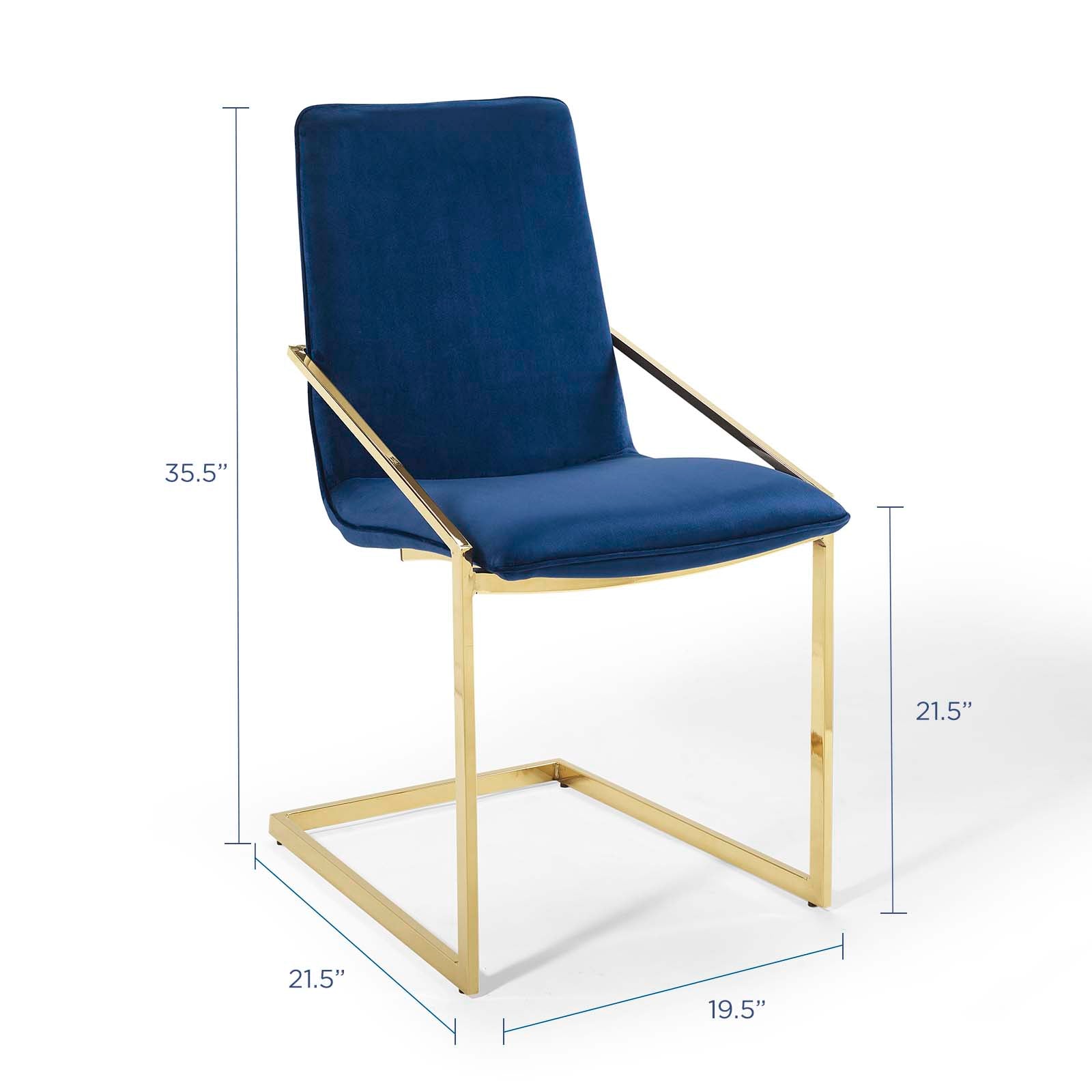 Modway Pitch Performance Velvet Dining Armchair | Dining Chairs | Modishstore-22
