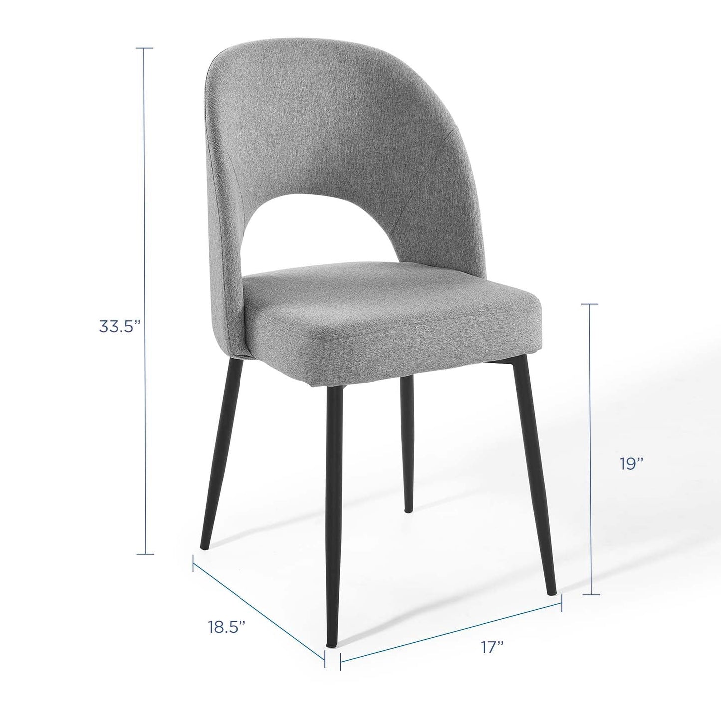 Modway Rouse Upholstered Fabric Dining Side Chair | Dining Chairs | Modishstore-29