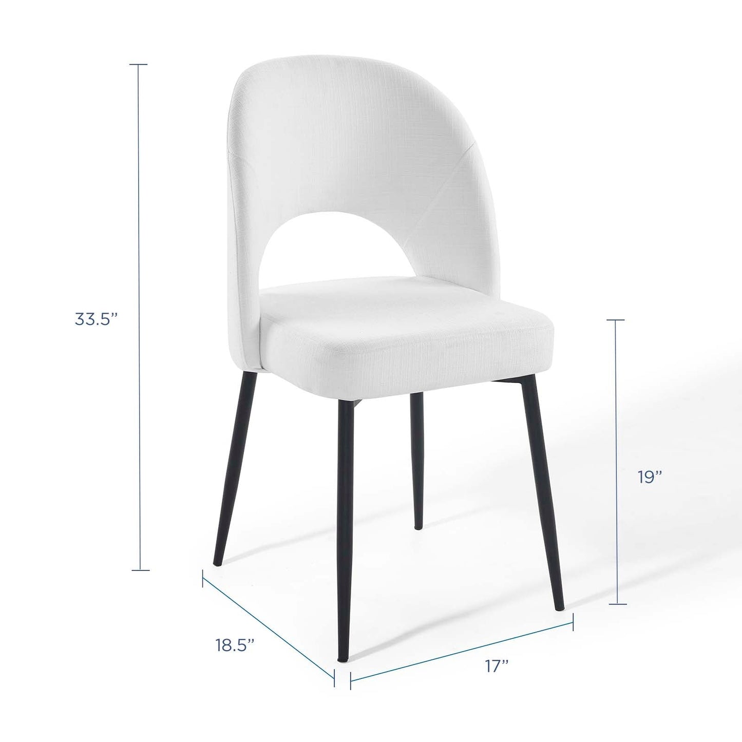 Modway Rouse Upholstered Fabric Dining Side Chair | Dining Chairs | Modishstore-30