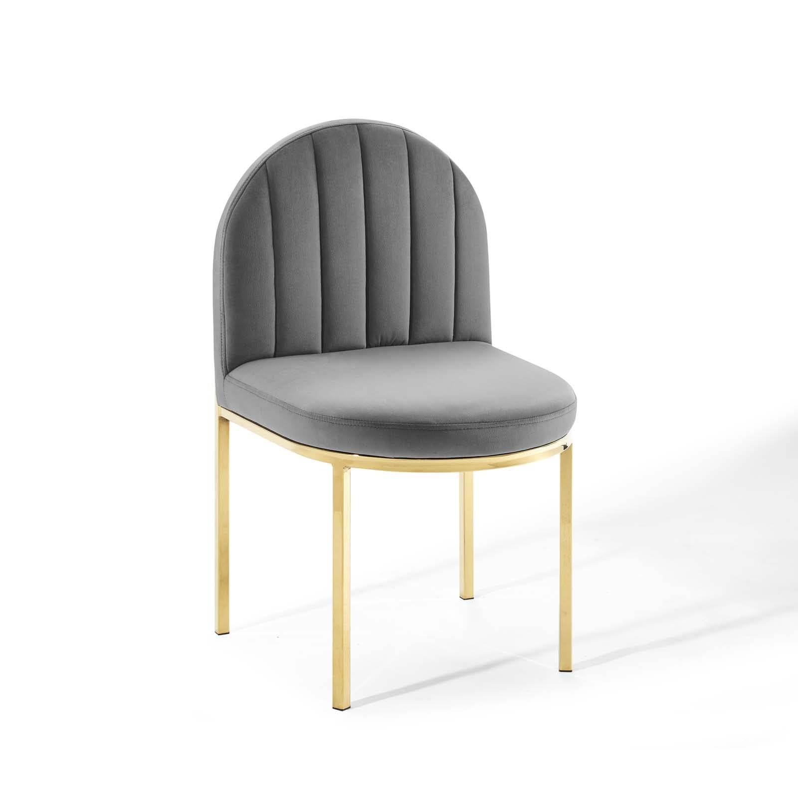 Modway Isla Channel Tufted Performance Velvet Dining Side Chair | Dining Chairs | 