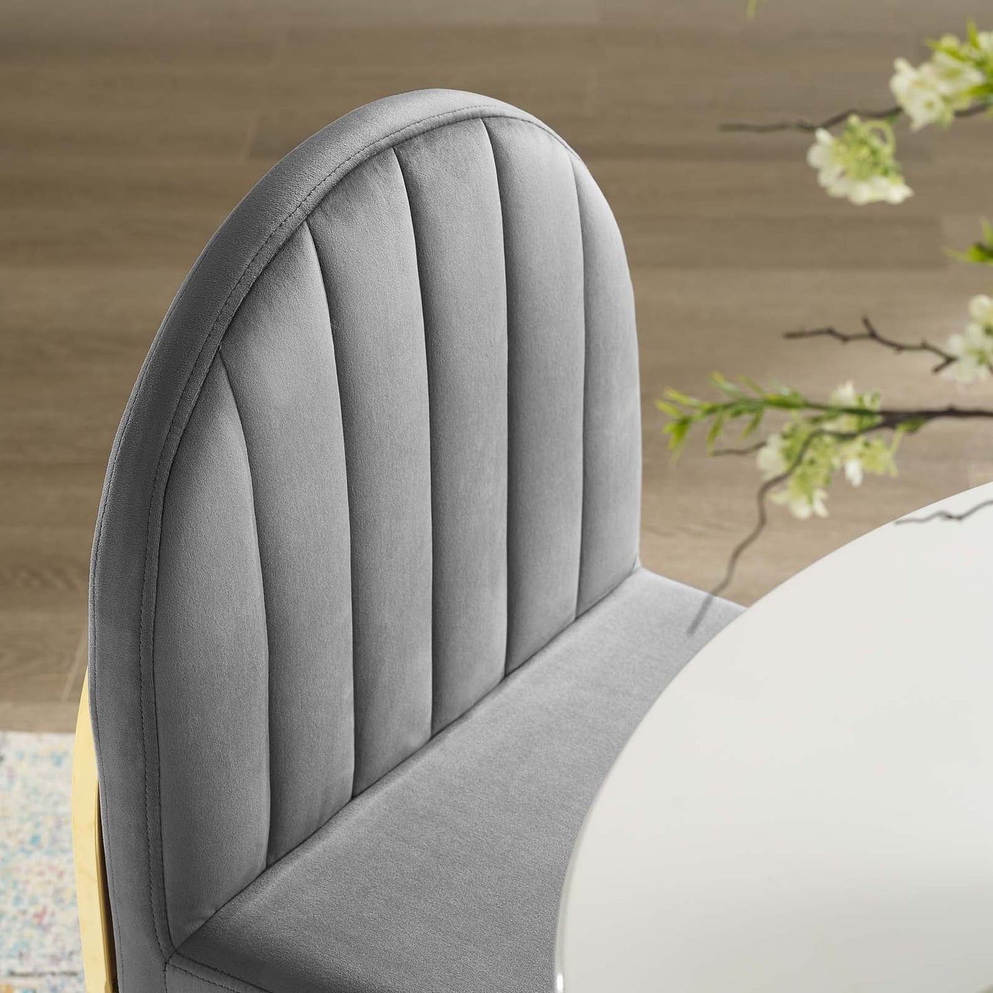 Modway Isla Channel Tufted Performance Velvet Dining Side Chair | Dining Chairs | 