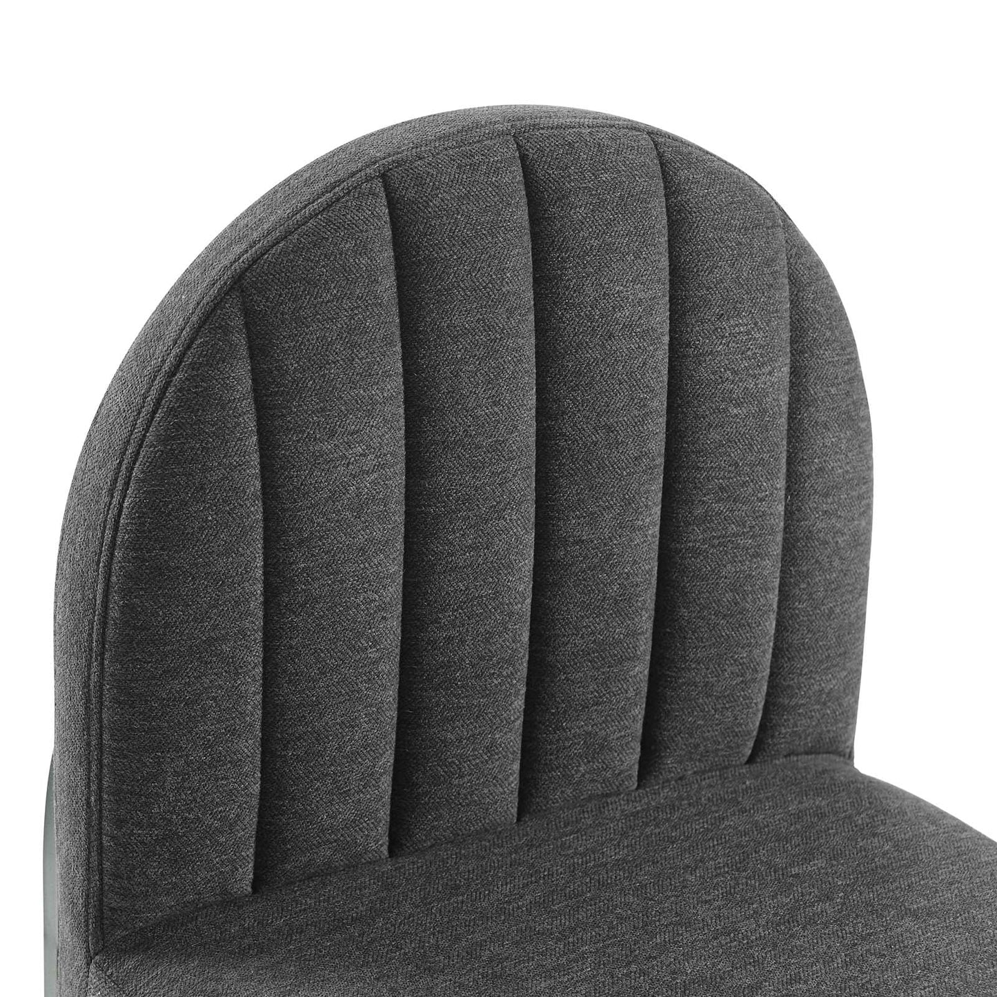 Modway Isla Channel Tufted Upholstered Fabric Dining Side Chair | Dining Chairs | 