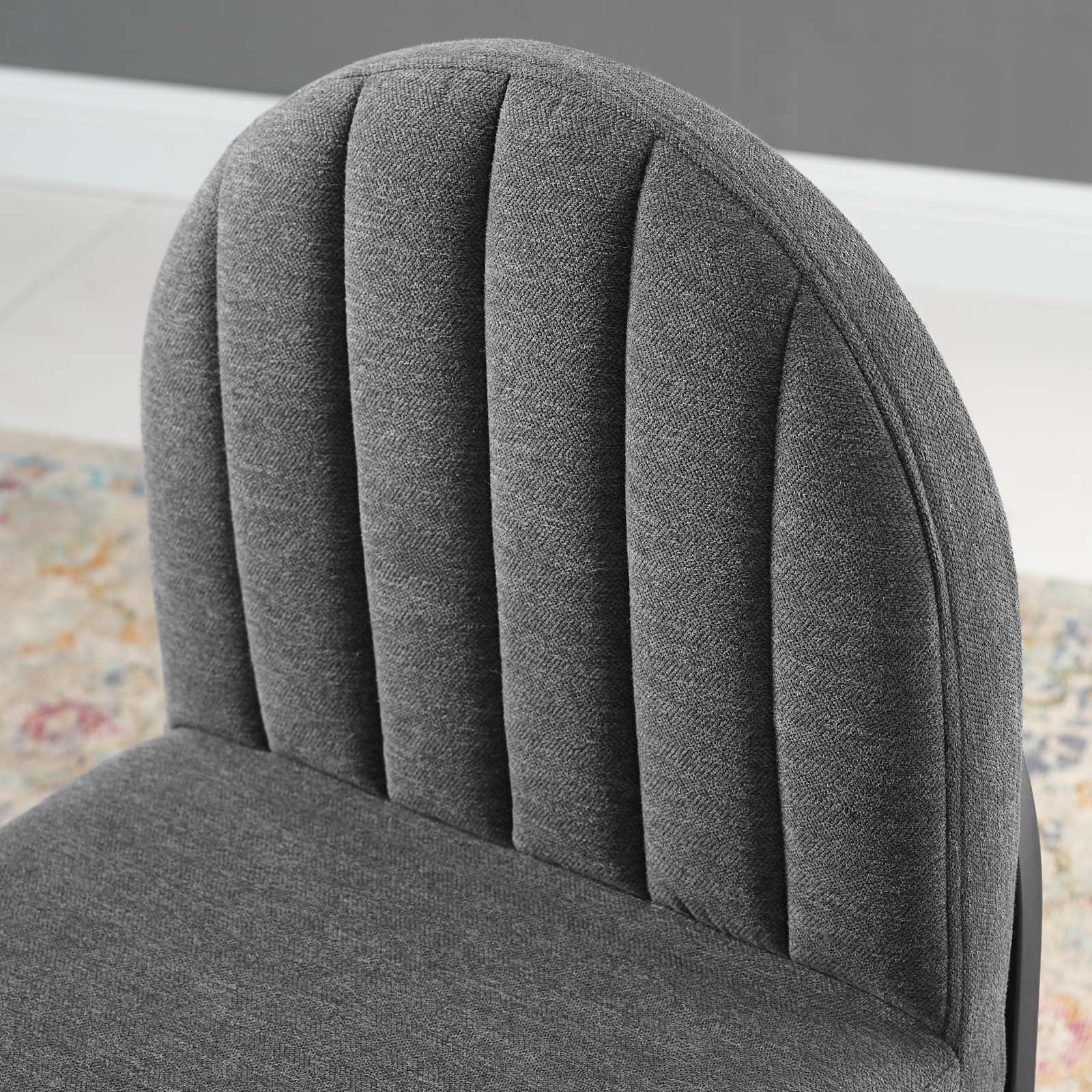 Modway Isla Channel Tufted Upholstered Fabric Dining Side Chair | Dining Chairs | 