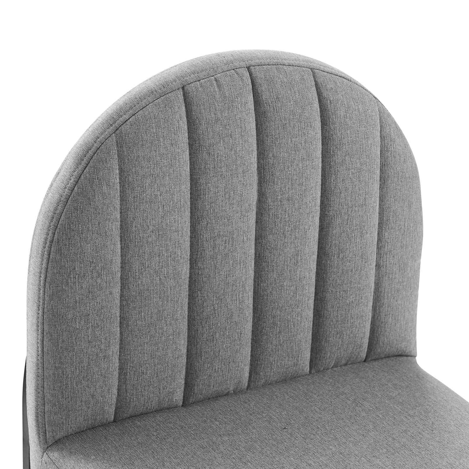Modway Isla Channel Tufted Upholstered Fabric Dining Side Chair | Dining Chairs | 