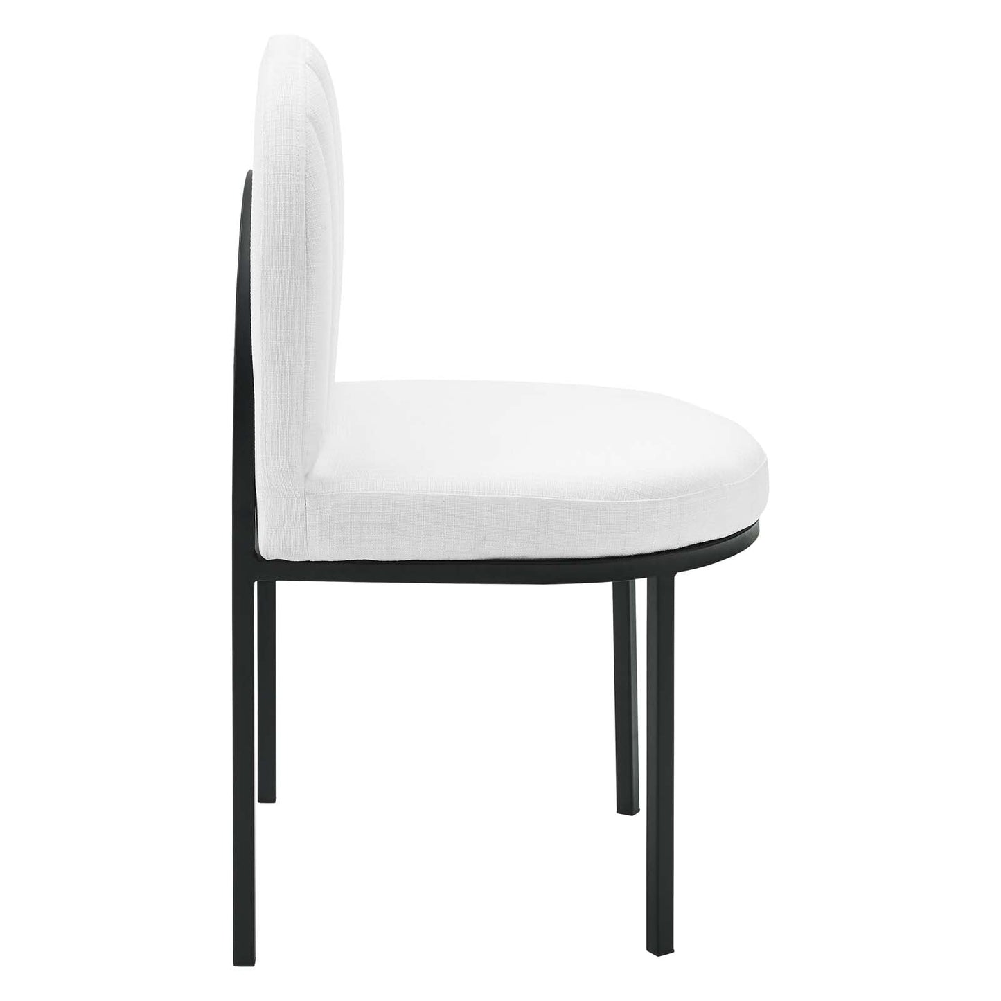 Modway Isla Channel Tufted Upholstered Fabric Dining Side Chair | Dining Chairs | 