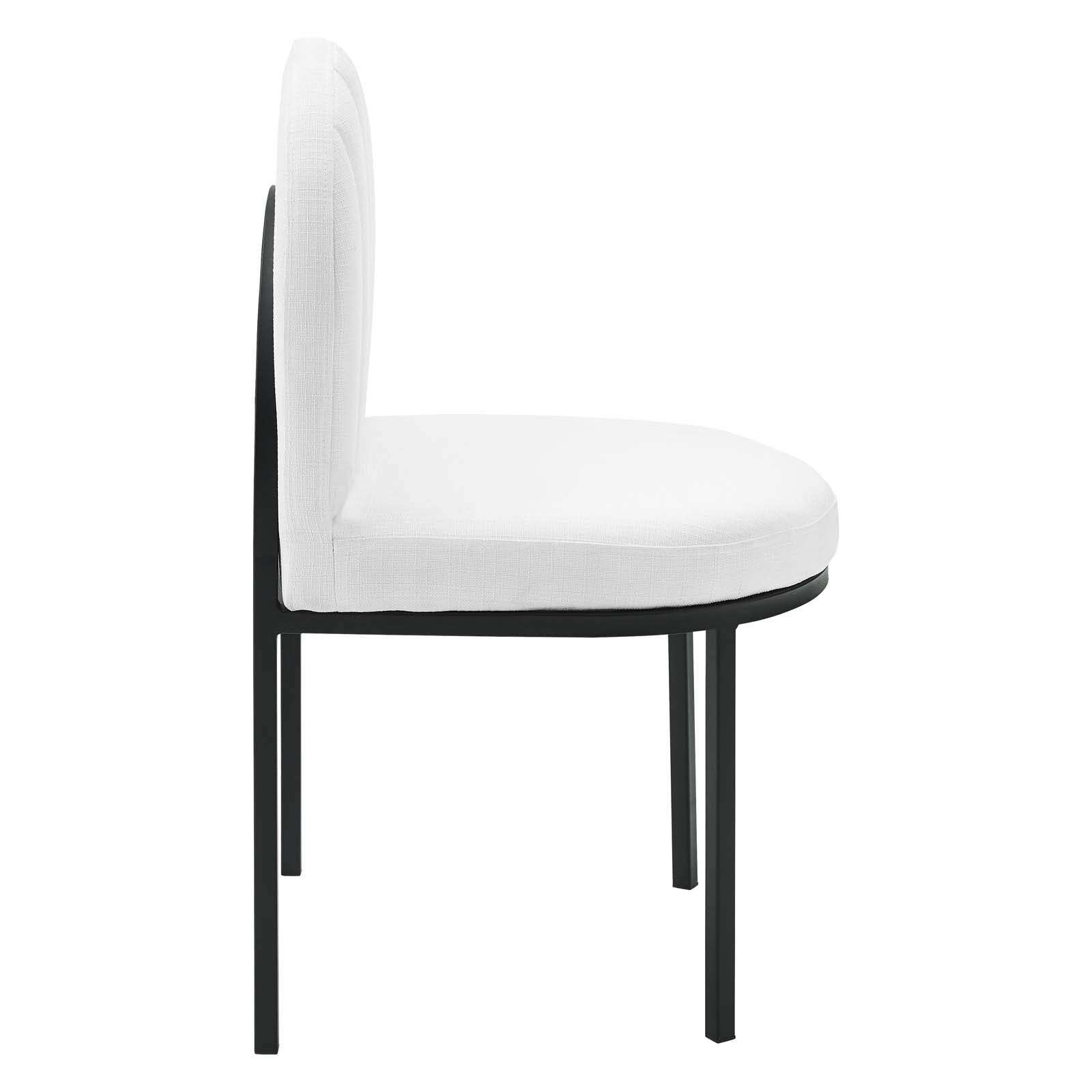 Modway Isla Channel Tufted Upholstered Fabric Dining Side Chair | Dining Chairs | 