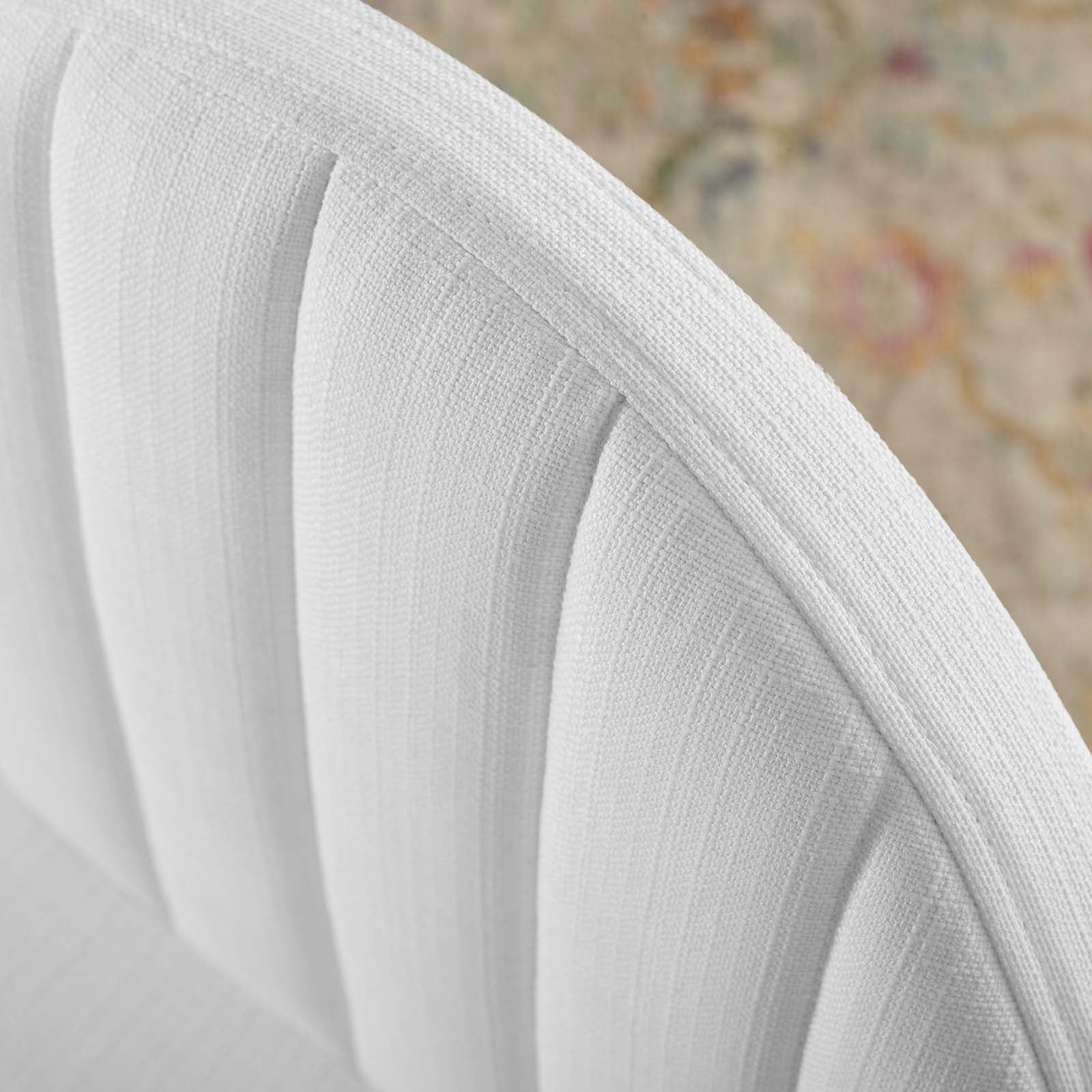 Modway Isla Channel Tufted Upholstered Fabric Dining Side Chair | Dining Chairs | 