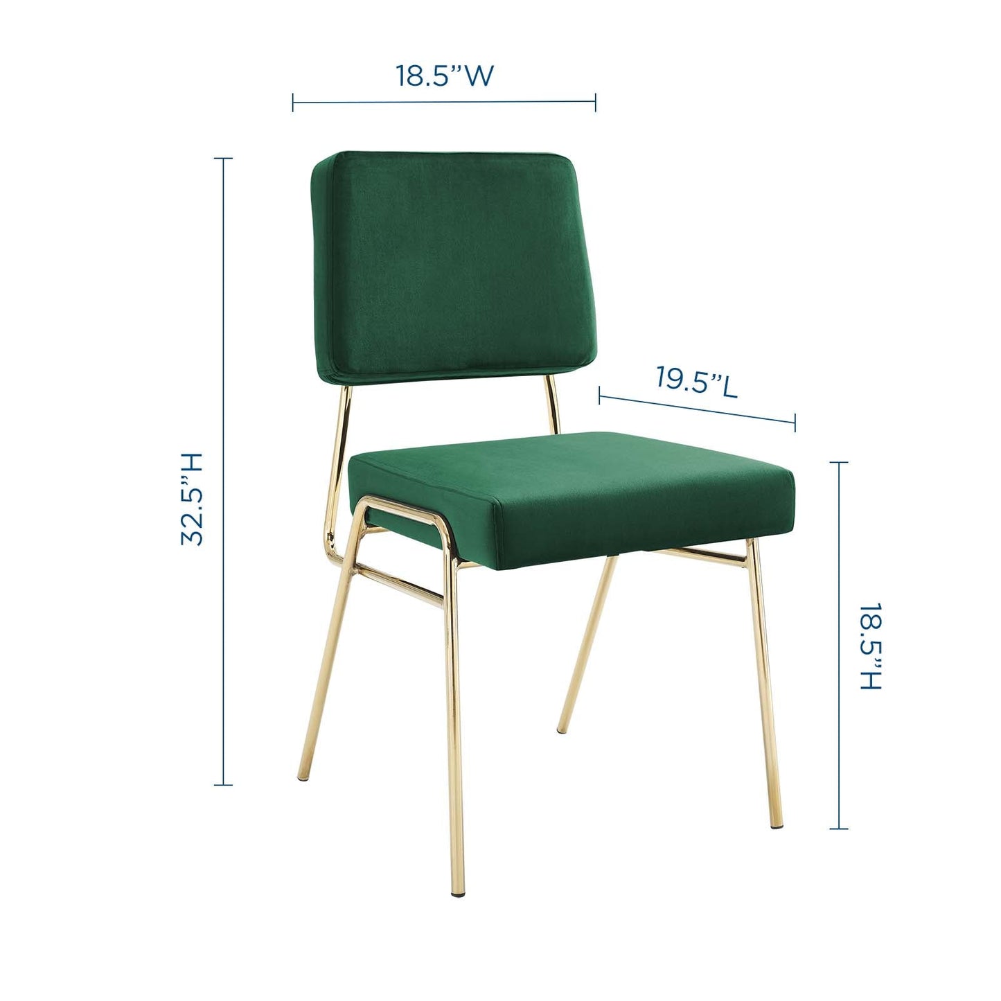 Modway Craft Performance Velvet Dining Side Chair - EEI-3804