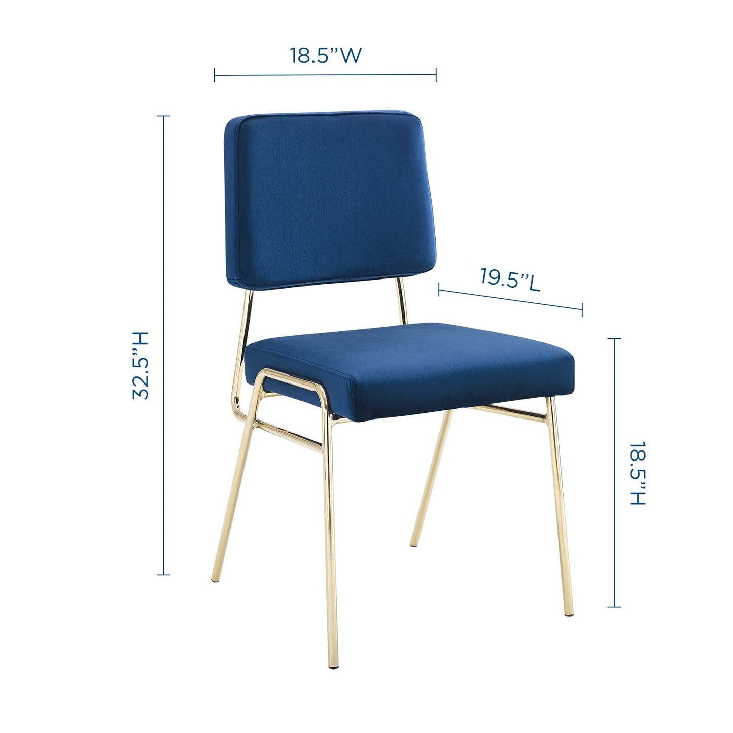 Modway Craft Performance Velvet Dining Side Chair - EEI-3804
