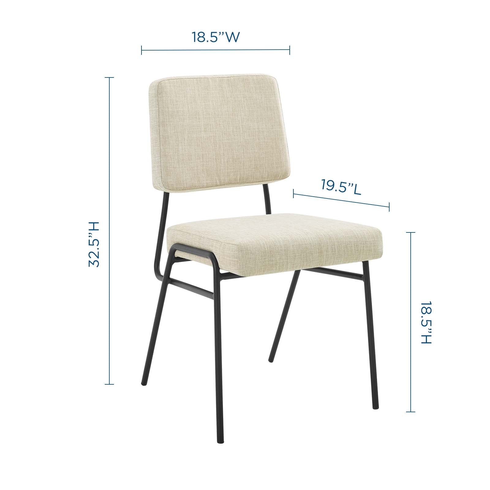 Modway Craft Upholstered Fabric Dining Side Chair | Dining Chairs | 
