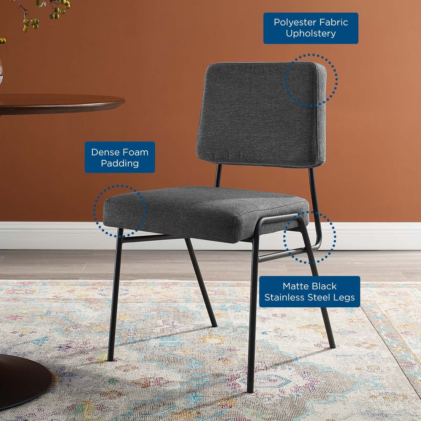 Modway Craft Upholstered Fabric Dining Side Chair - EEI-3805