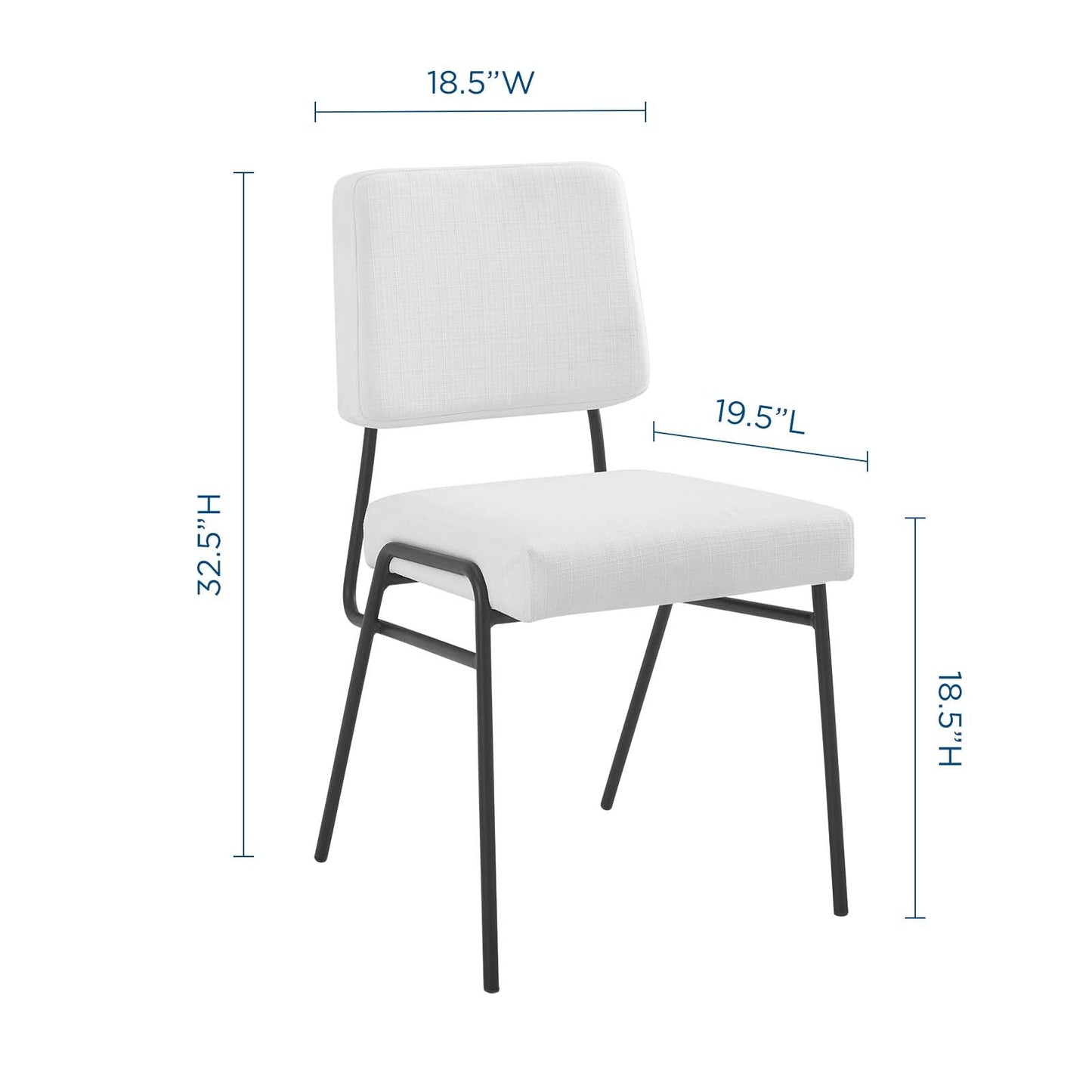 Modway Craft Upholstered Fabric Dining Side Chair | Dining Chairs | 