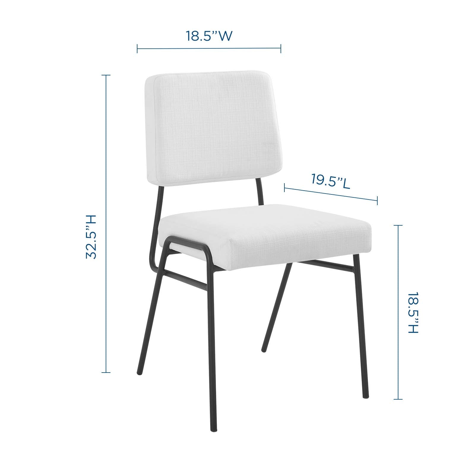Modway Craft Upholstered Fabric Dining Side Chair | Dining Chairs | 