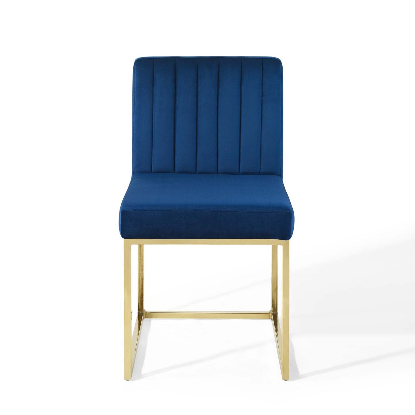 Modway Carriage Channel Tufted Sled Base Performance Velvet Dining Chair | Dining Chairs | 