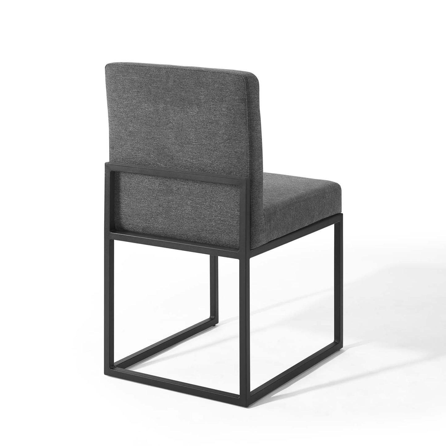 Modway Carriage Channel Tufted Sled Base Upholstered Fabric Dining Chair | Dining Chairs | 