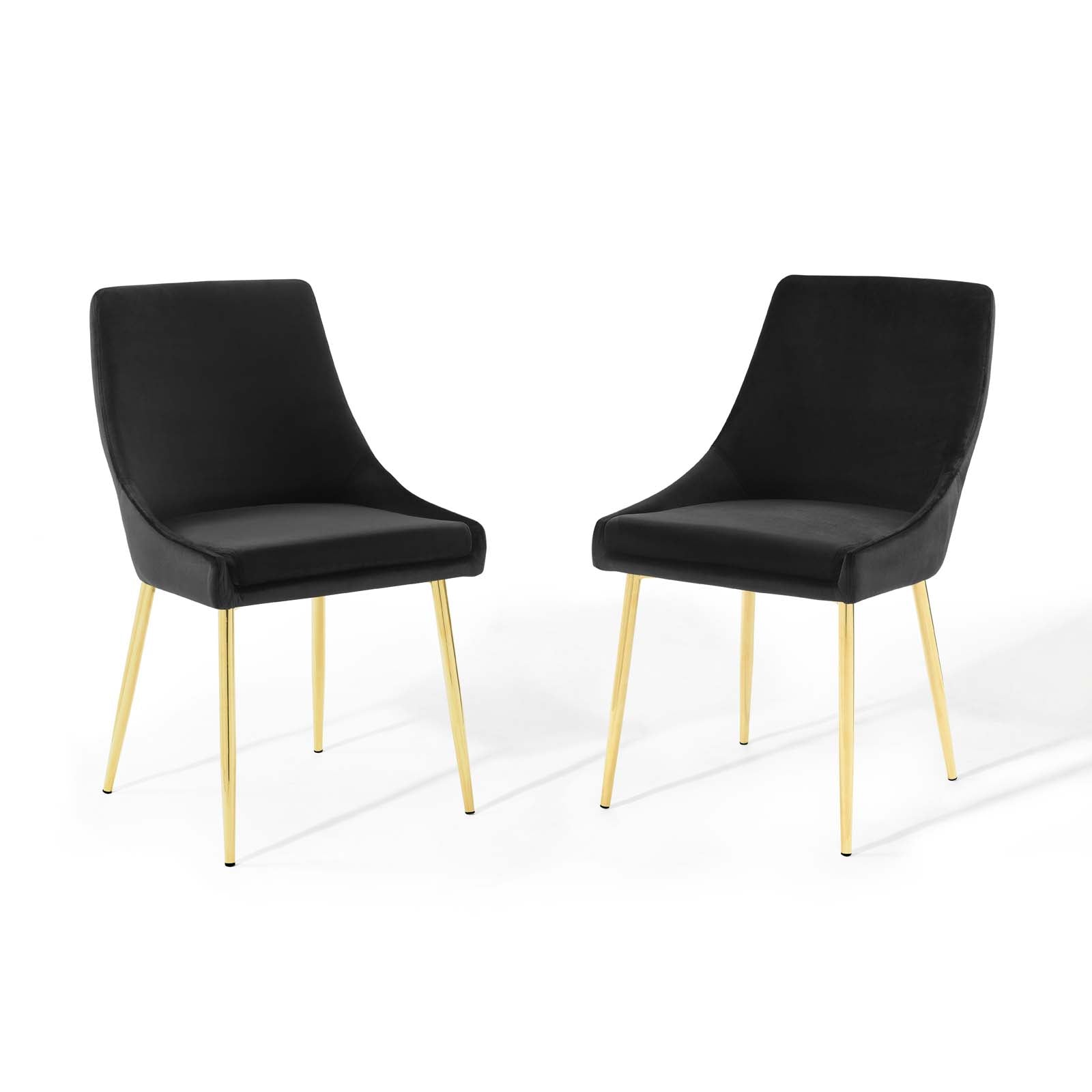 Modway Viscount Performance Velvet Dining Chairs - Set of 2 | Dining Chairs | Modishstore-5