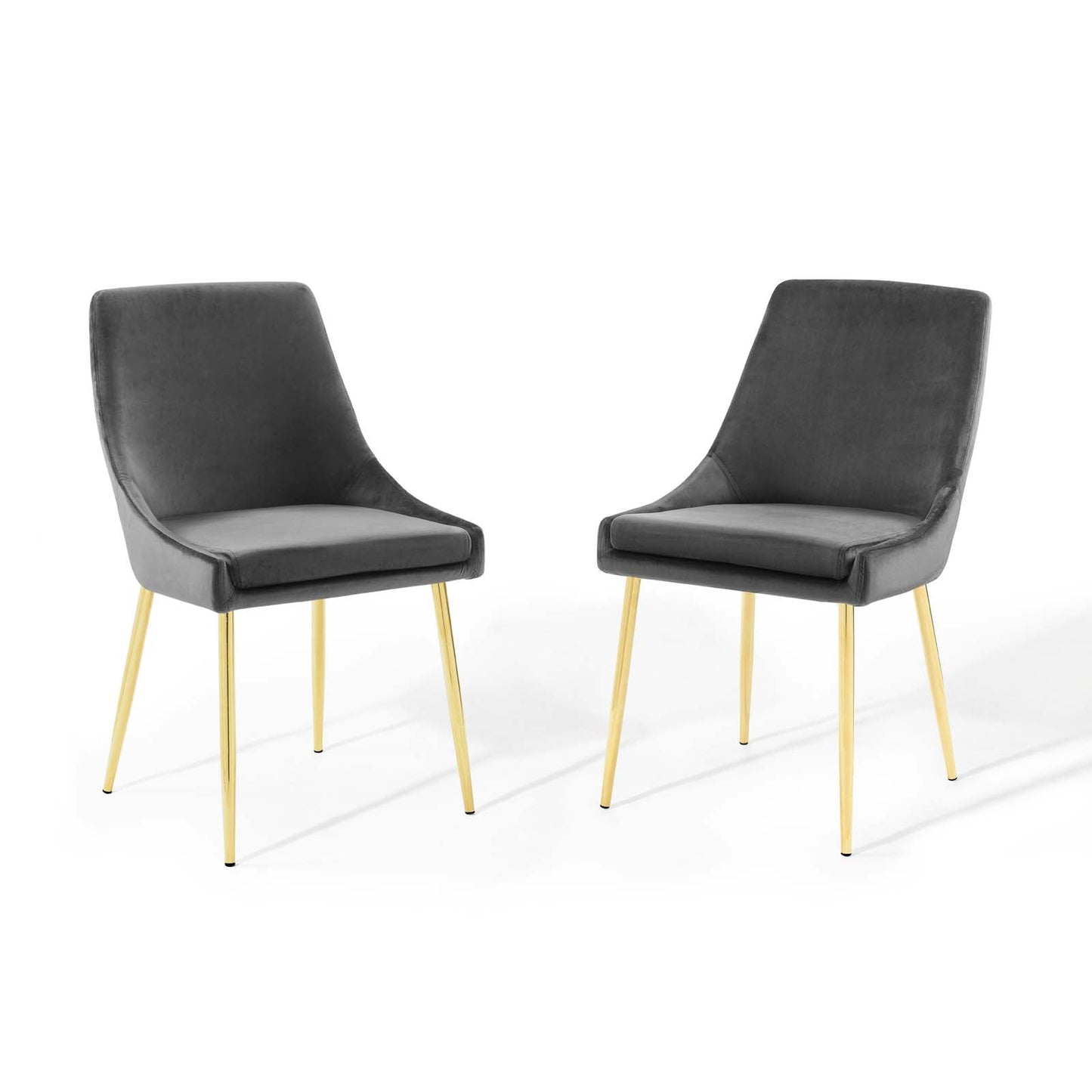Modway Viscount Performance Velvet Dining Chairs - Set of 2 | Dining Chairs | Modishstore-72
