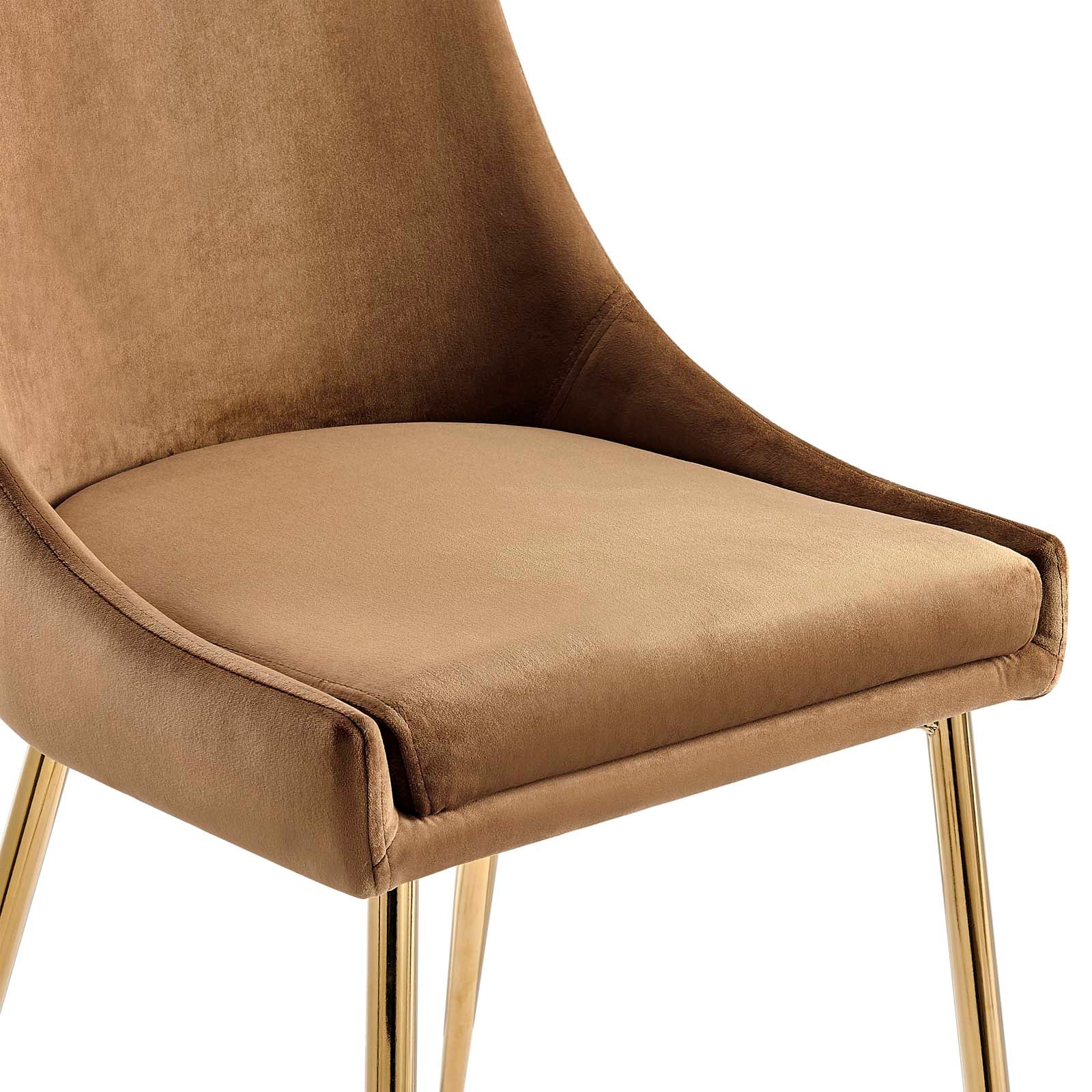 Modway Viscount Performance Velvet Dining Chairs - Set of 2 | Dining Chairs | Modishstore-27