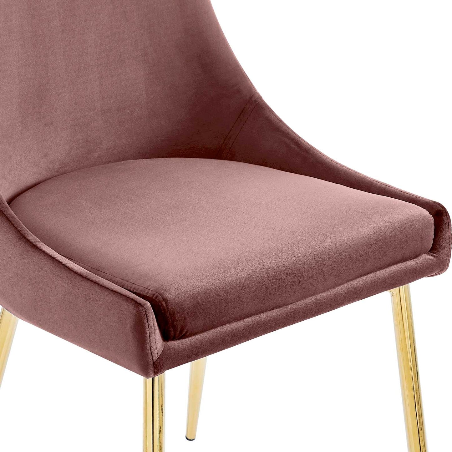 Modway Viscount Performance Velvet Dining Chairs - Set of 2 | Dining Chairs | Modishstore-44