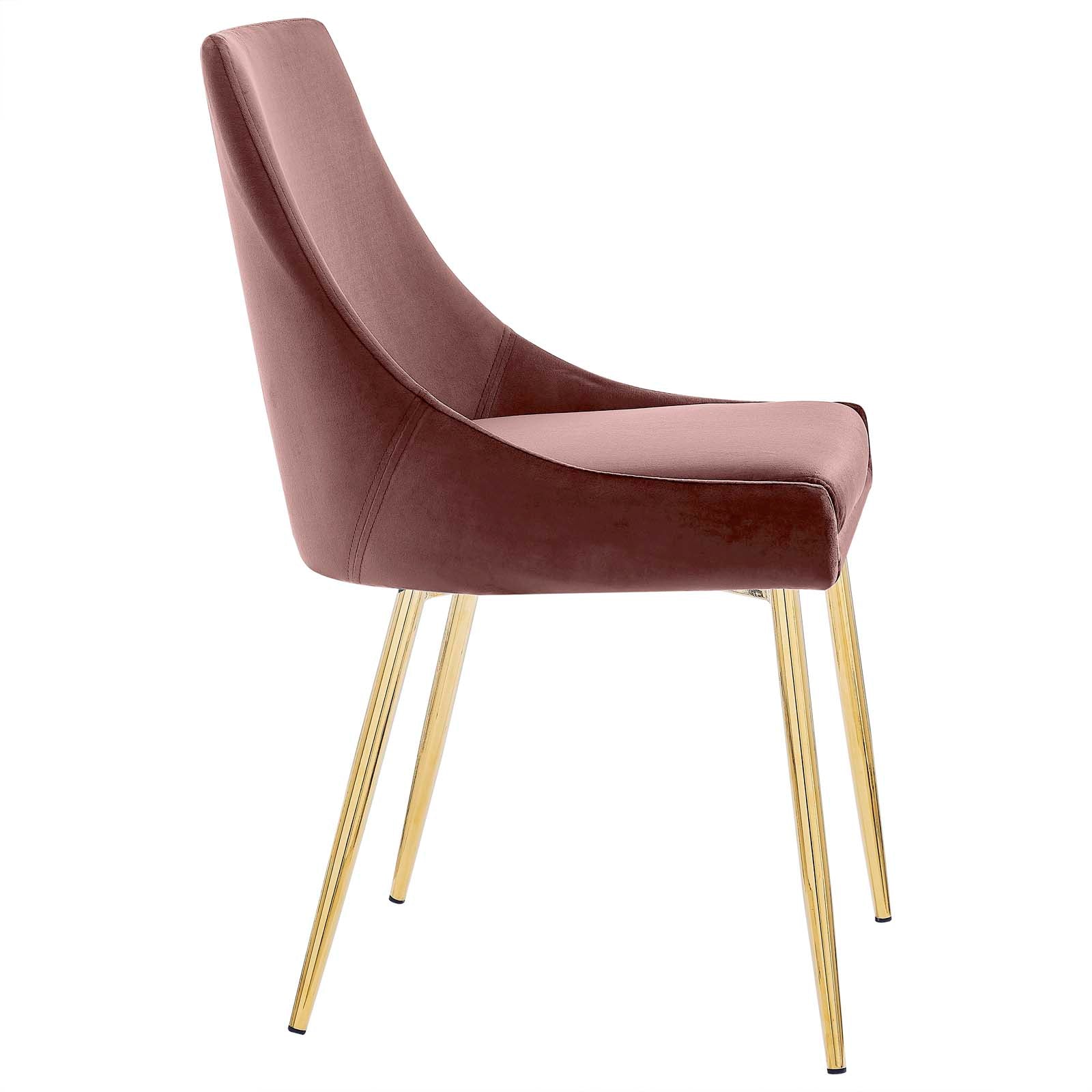 Modway Viscount Performance Velvet Dining Chairs - Set of 2 | Dining Chairs | Modishstore-39