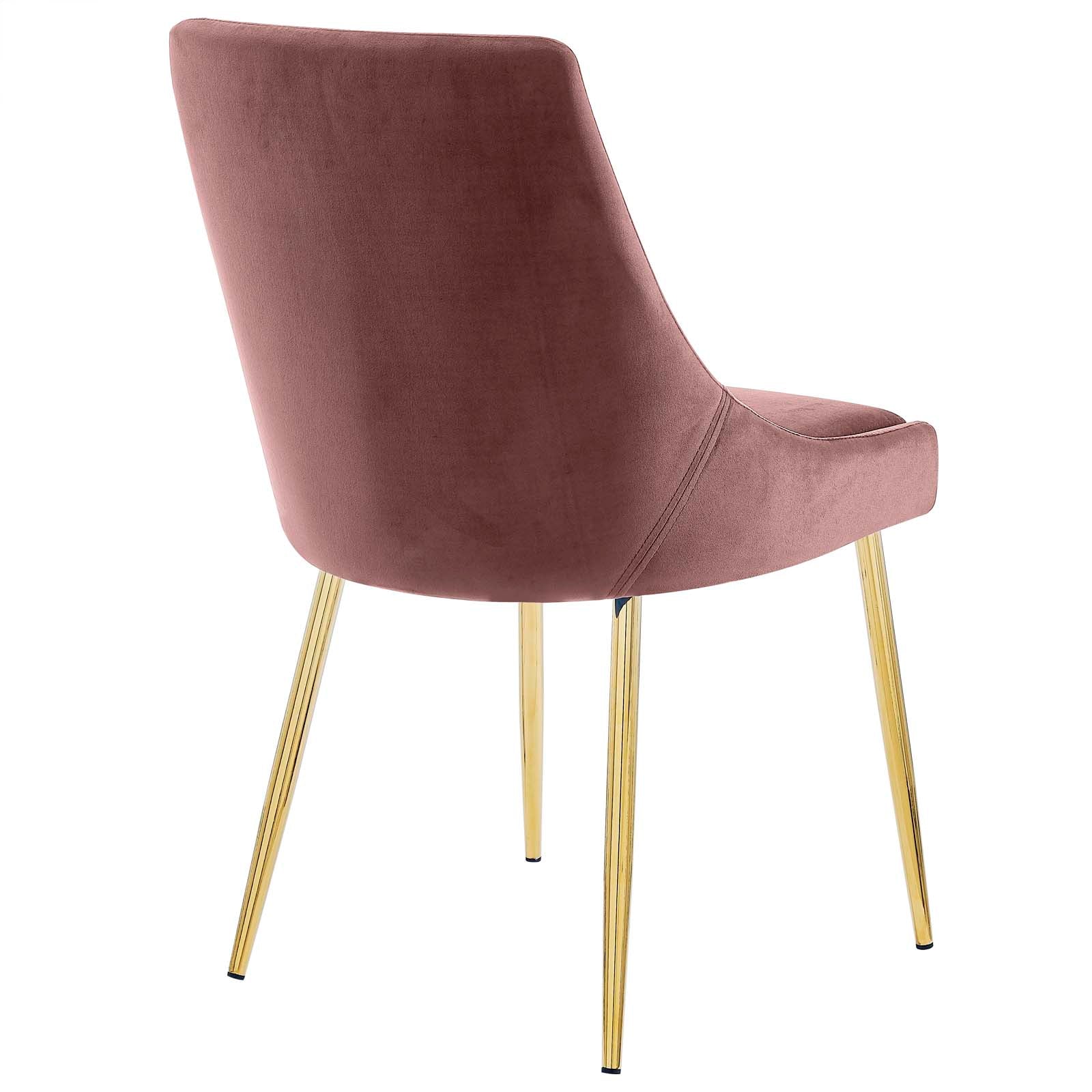 Modway Viscount Performance Velvet Dining Chairs - Set of 2 | Dining Chairs | Modishstore-49