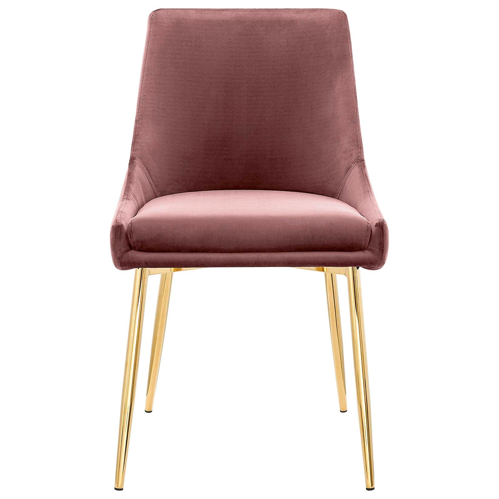Modway Viscount Performance Velvet Dining Chairs - Set of 2 | Dining Chairs | Modishstore-34