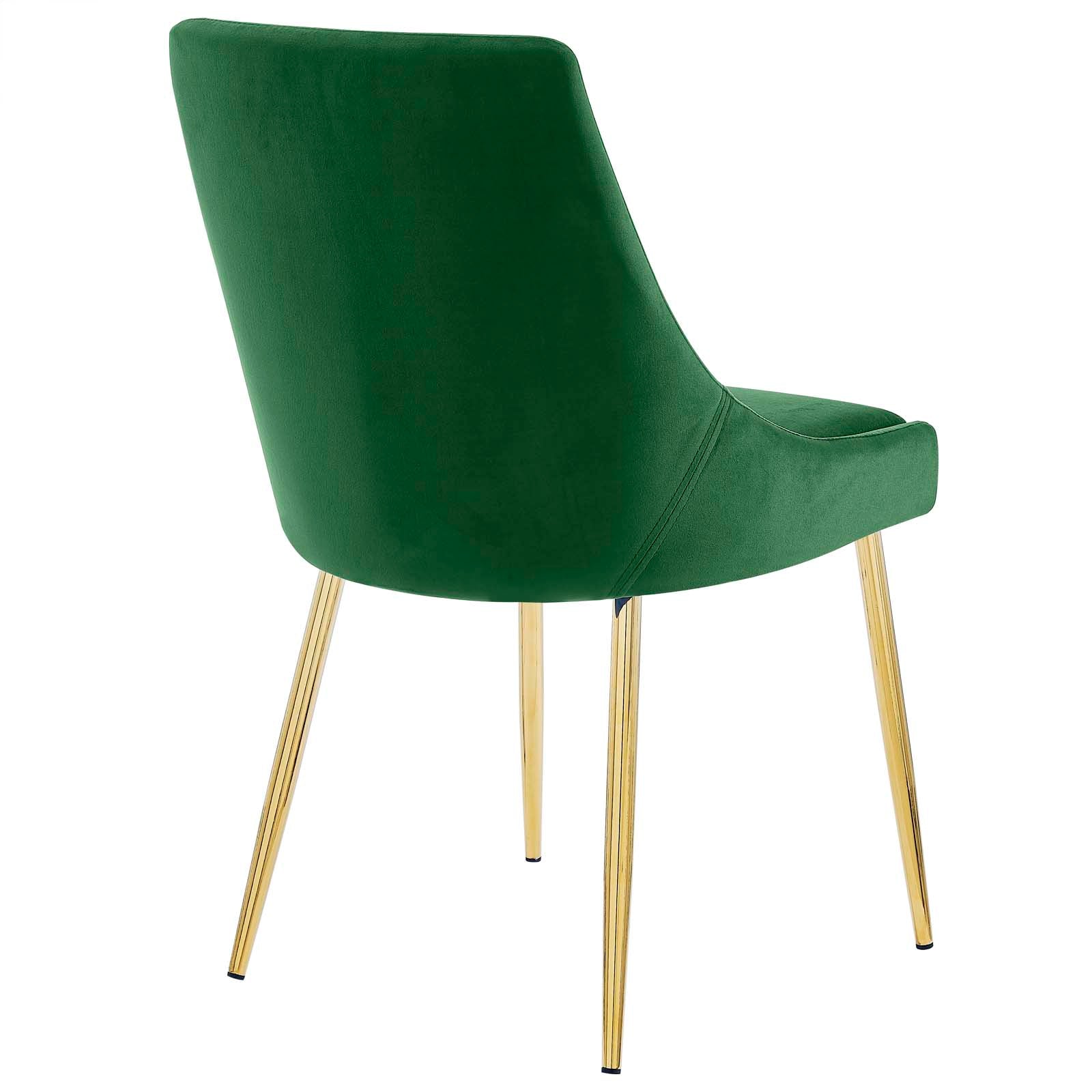 Modway Viscount Performance Velvet Dining Chairs - Set of 2 | Dining Chairs | Modishstore-50