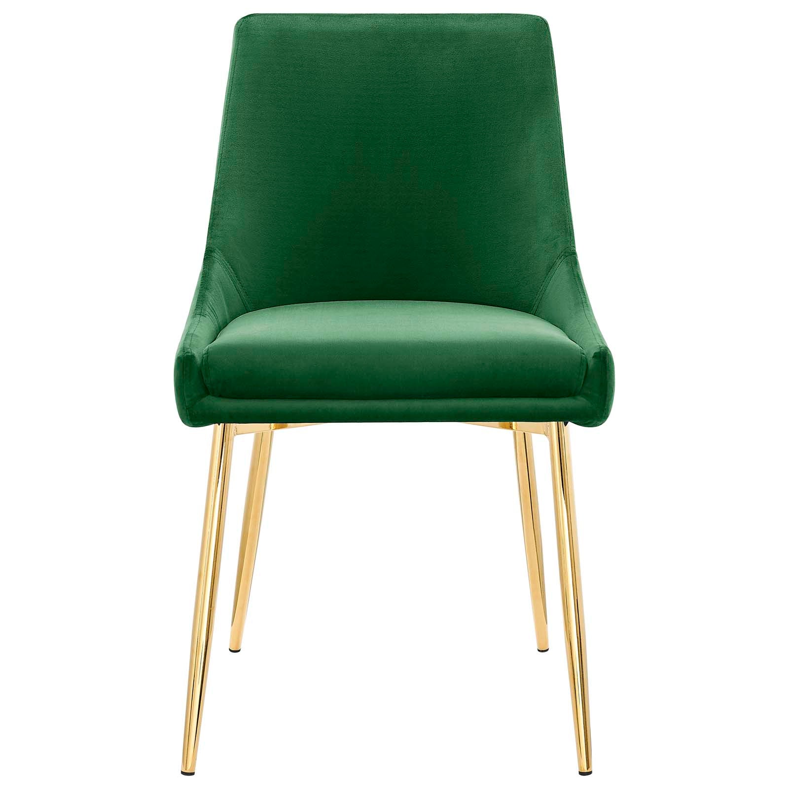 Modway Viscount Performance Velvet Dining Chairs - Set of 2 | Dining Chairs | Modishstore-35