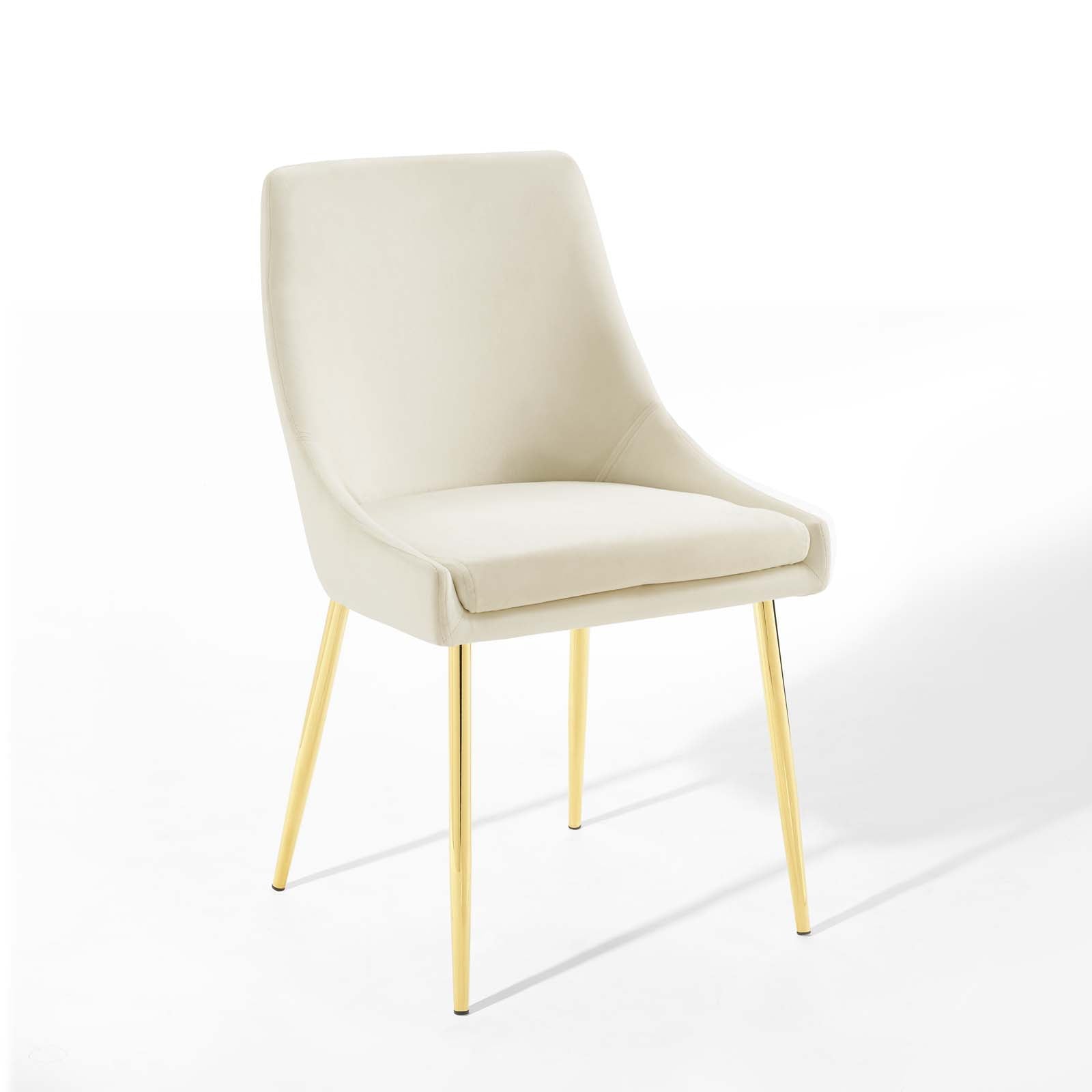 Modway Viscount Performance Velvet Dining Chairs - Set of 2 | Dining Chairs | Modishstore-81