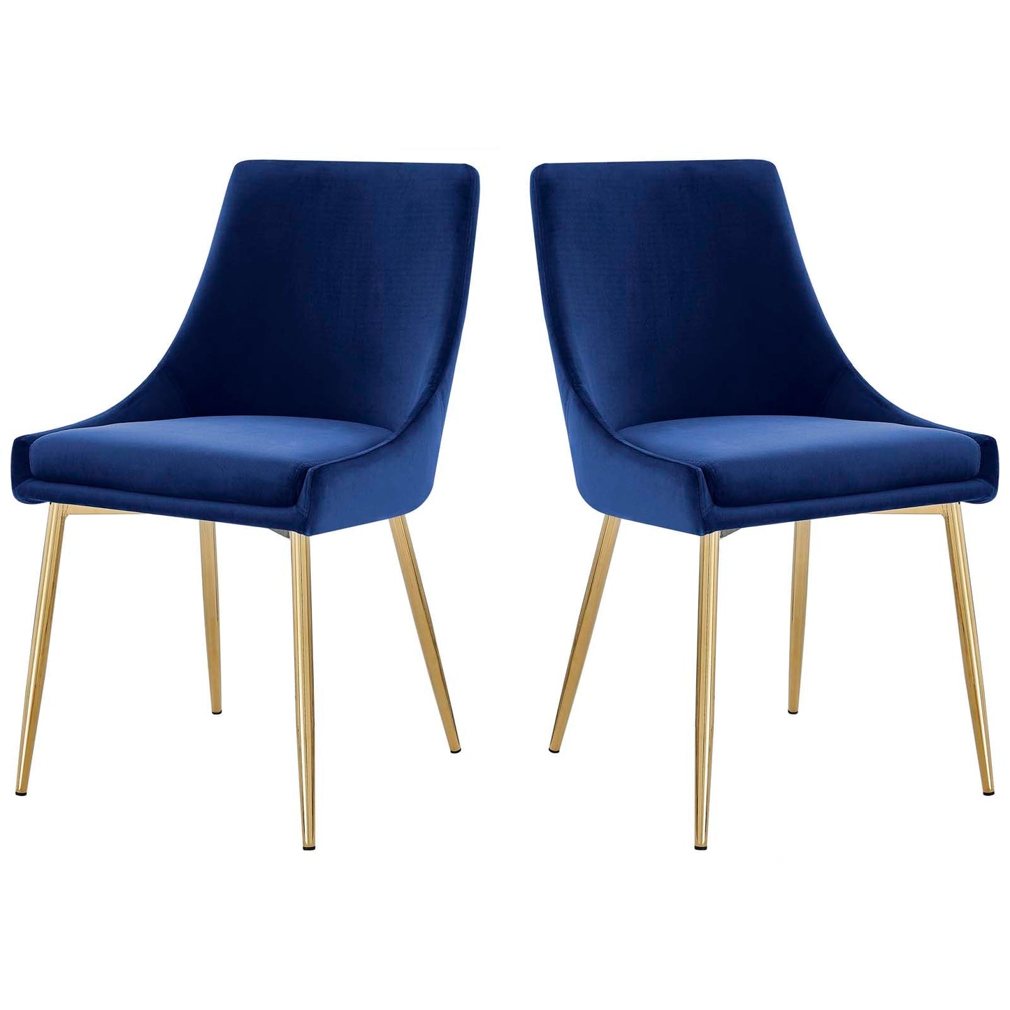 Modway Viscount Performance Velvet Dining Chairs - Set of 2 | Dining Chairs | Modishstore-59