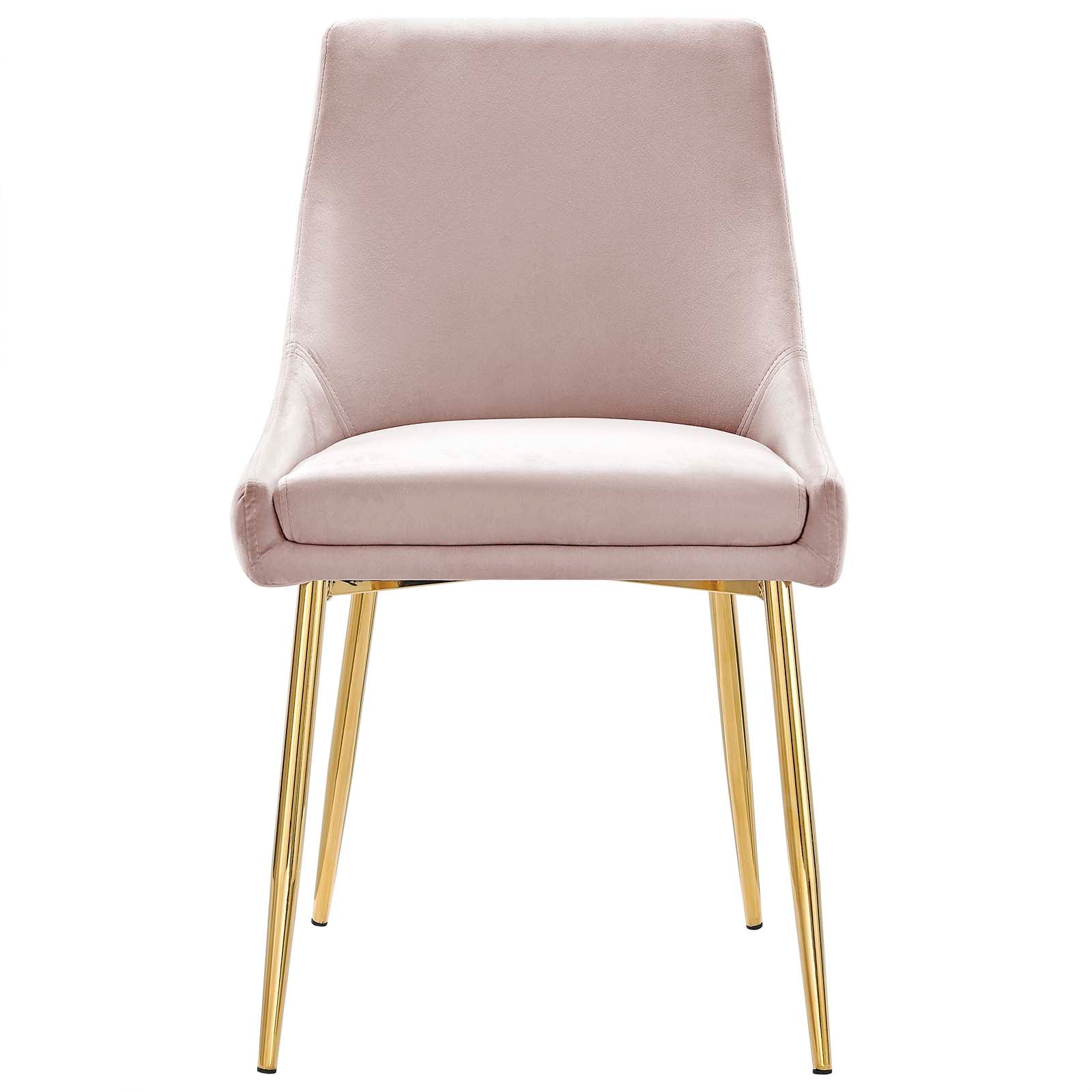 Modway Viscount Performance Velvet Dining Chairs - Set of 2 | Dining Chairs | Modishstore-26