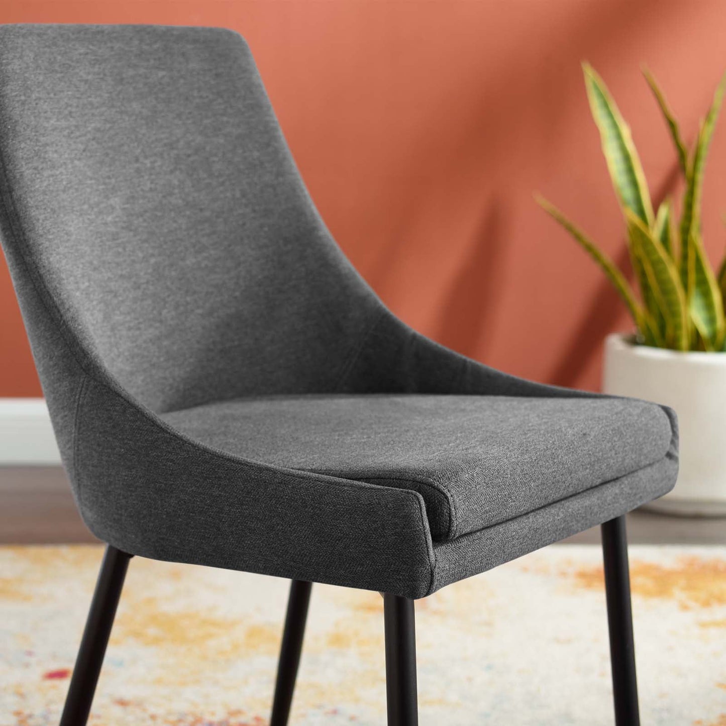 Modway Viscount Upholstered Fabric Dining Chairs - Set of 2 | Dining Chairs | Modishstore-47