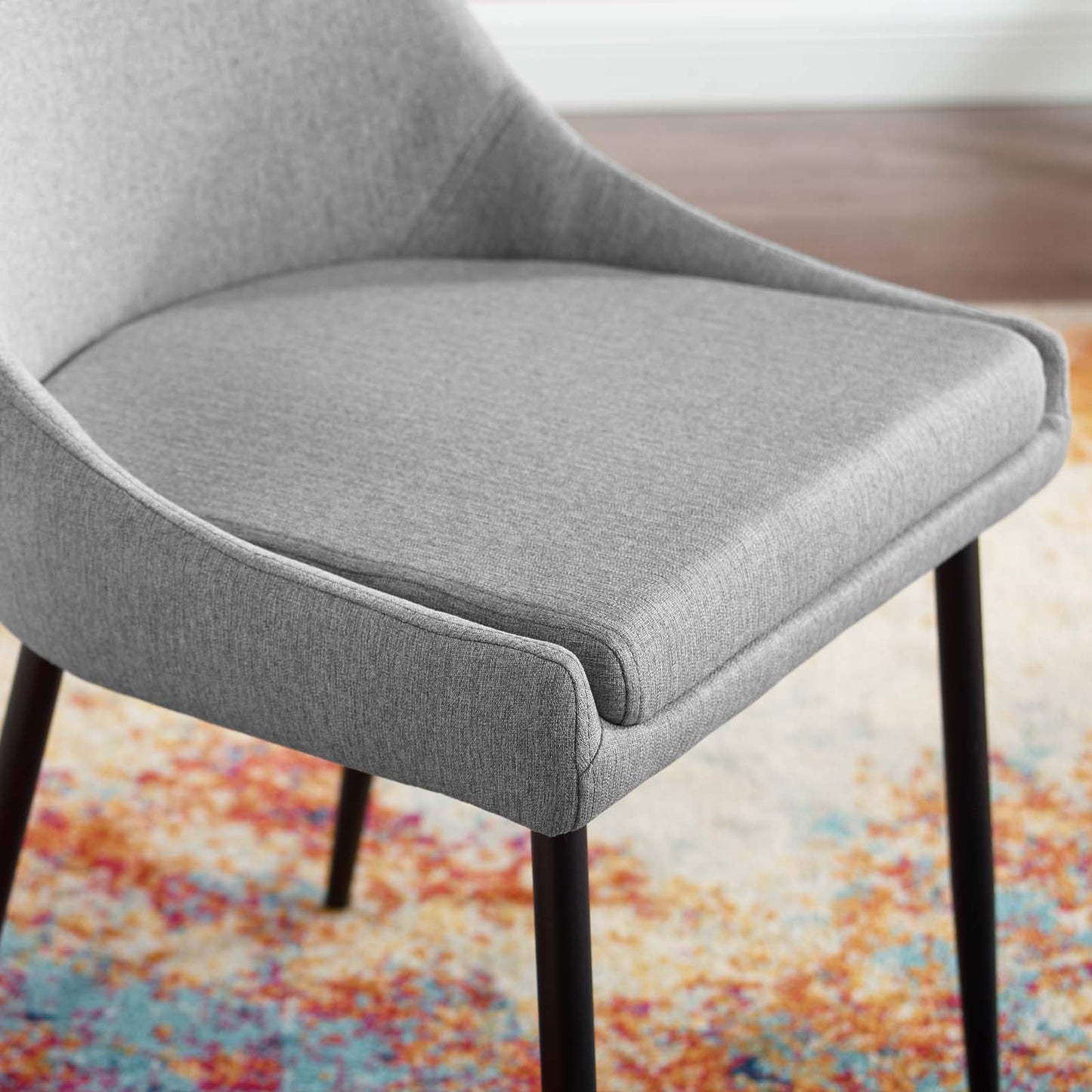 Modway Viscount Upholstered Fabric Dining Chairs - Set of 2 | Dining Chairs | Modishstore-46