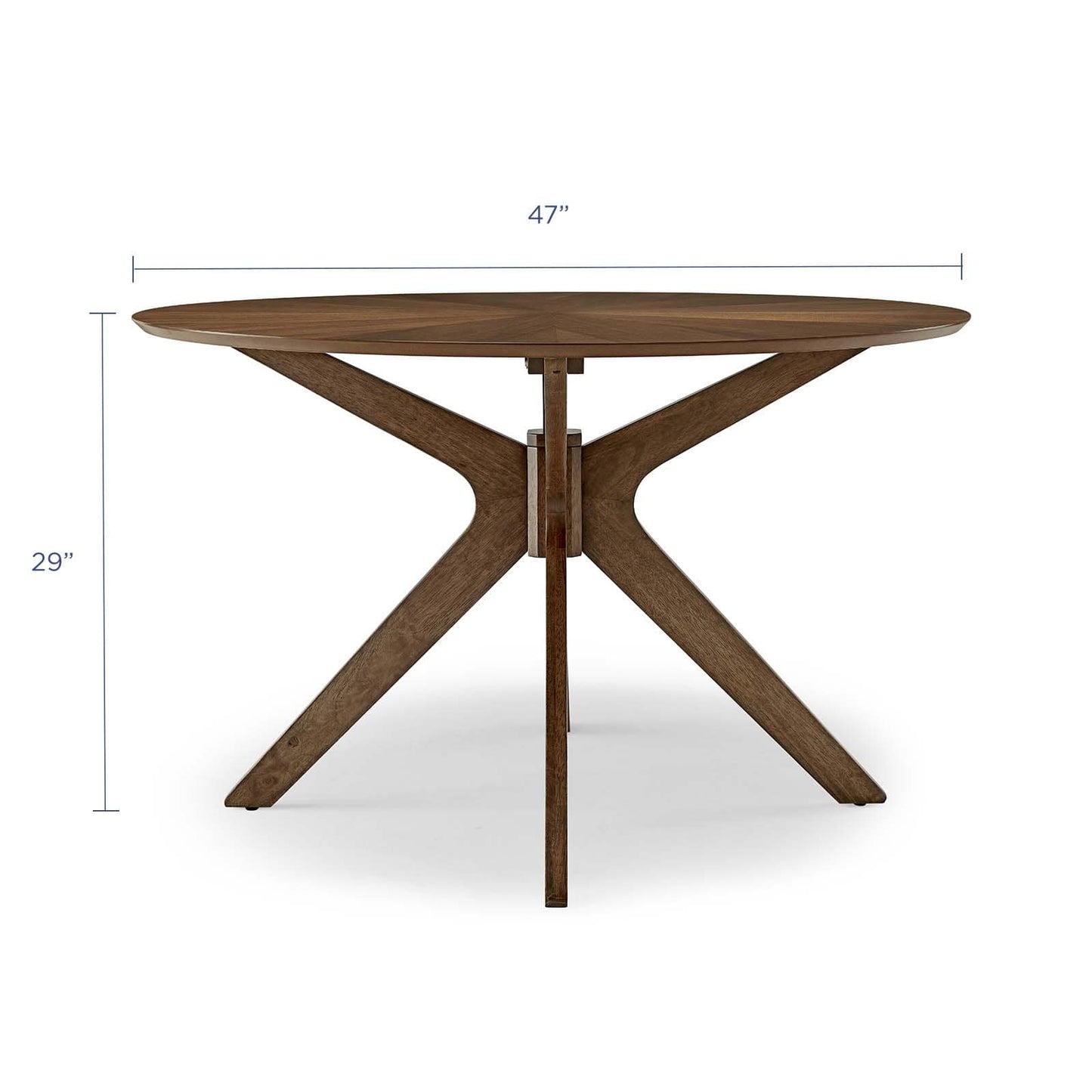 Modway Crossroads 47" Round Wood Dining Table | Dining Tables | 